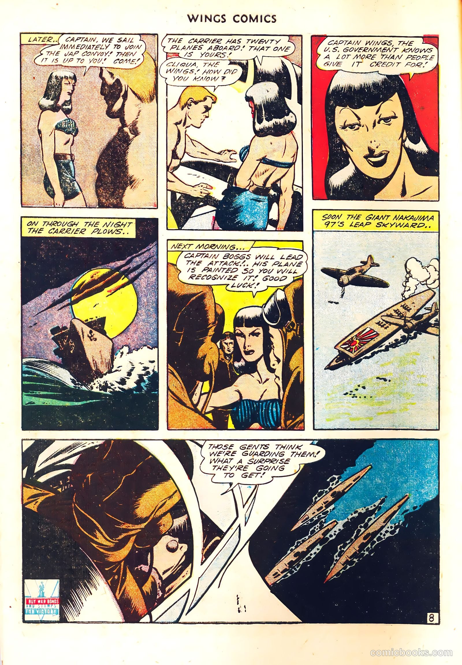 Wings Comics #41 (1944) — page 10 of 60
