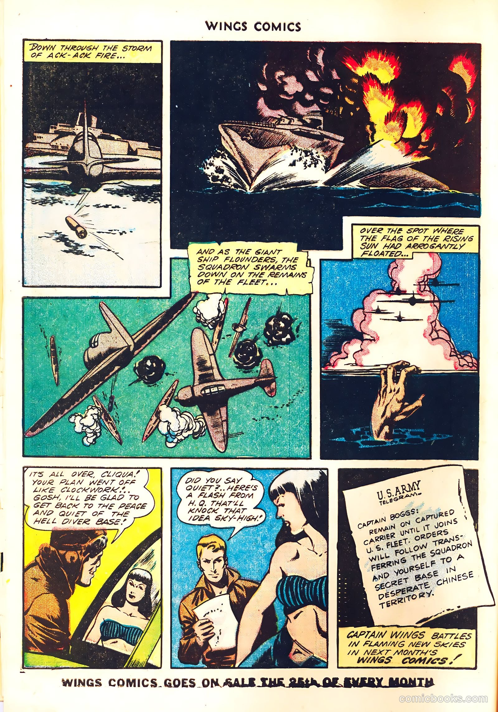 Wings Comics #41 (1944) — page 12 of 60