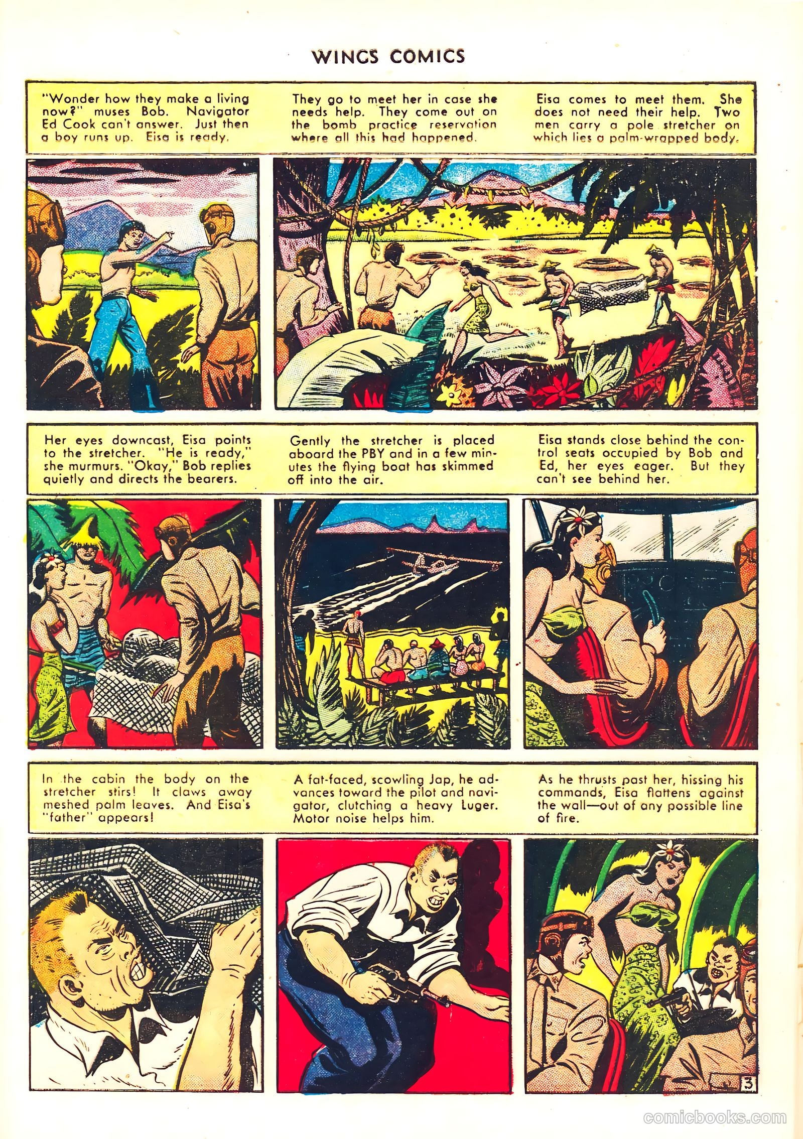 Wings Comics #41 (1944) — page 15 of 60