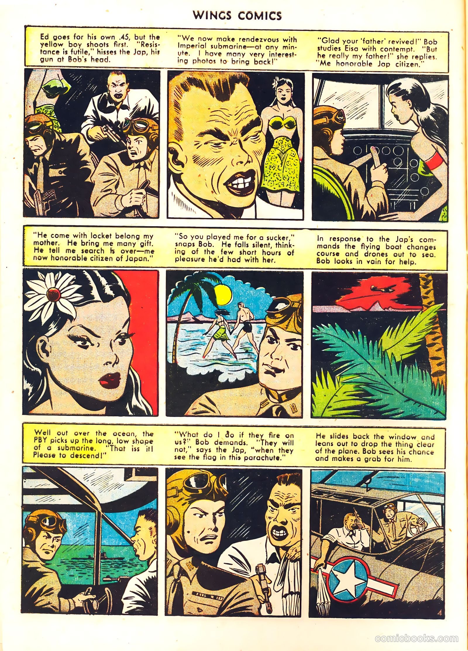Wings Comics #41 (1944) — page 16 of 60
