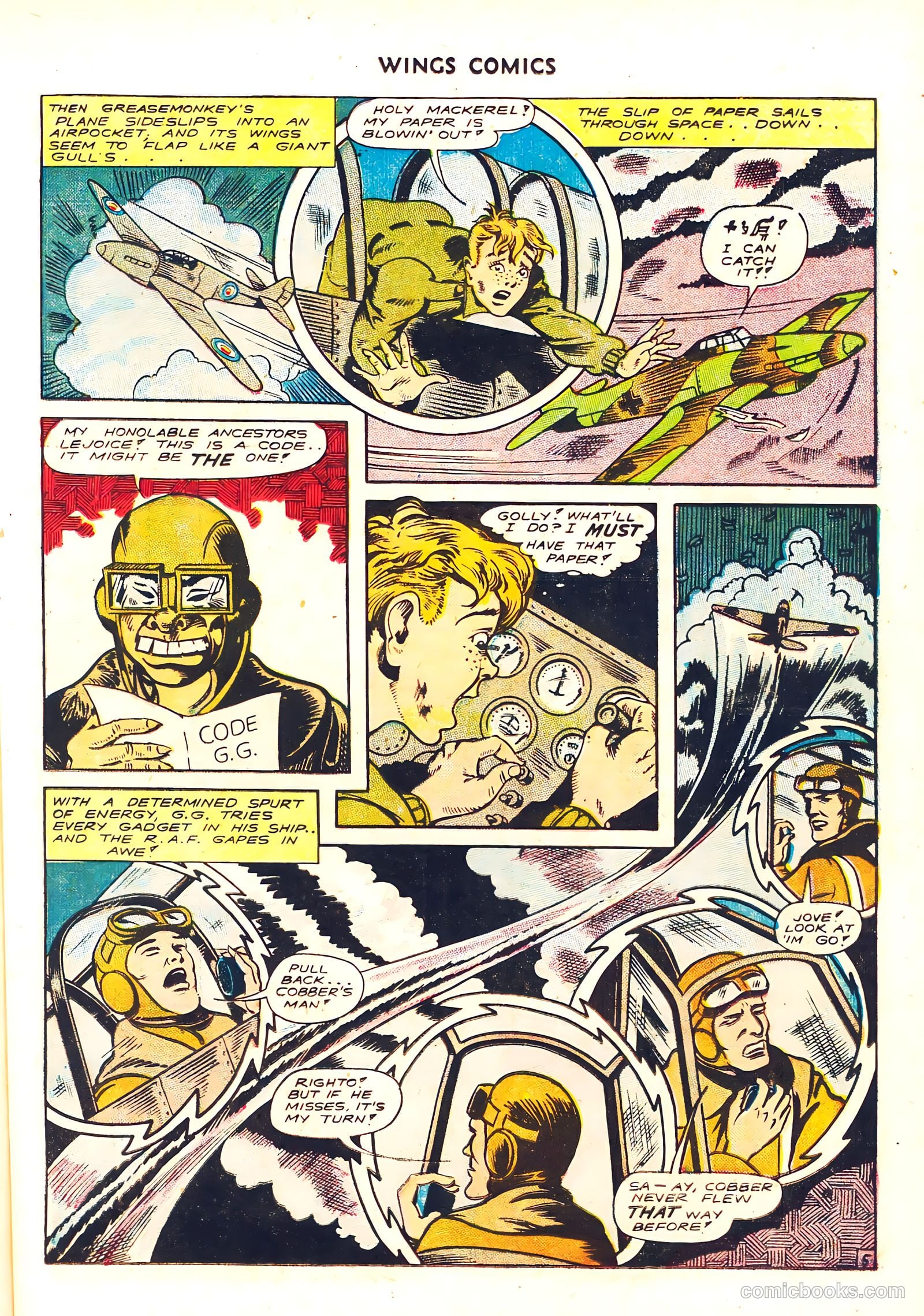 Wings Comics #41 (1944) — page 29 of 60