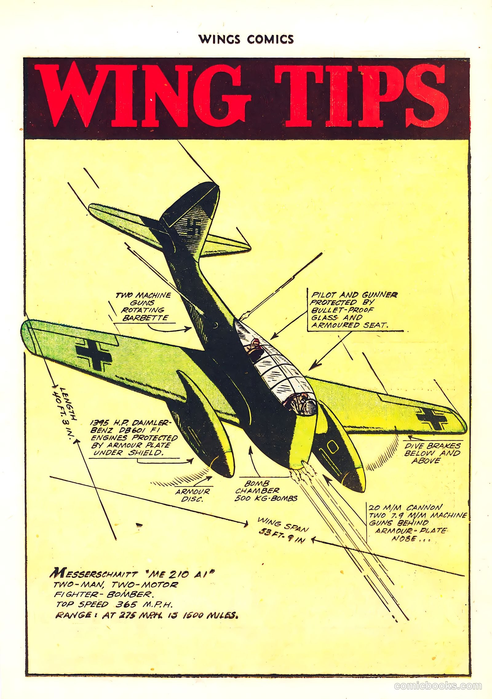 Wings Comics #41 (1944) — page 33 of 60