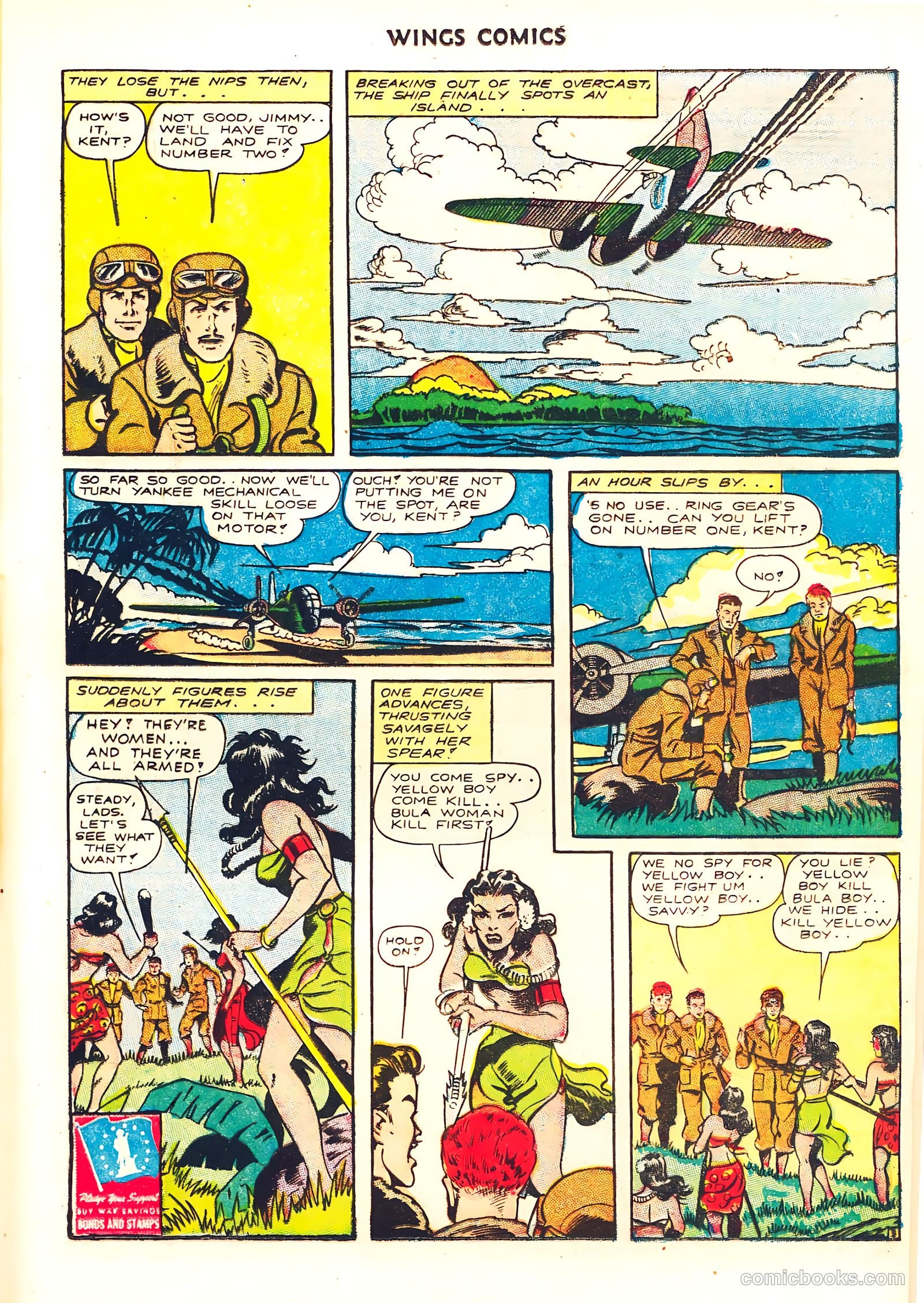 Wings Comics #41 (1944) — page 37 of 60