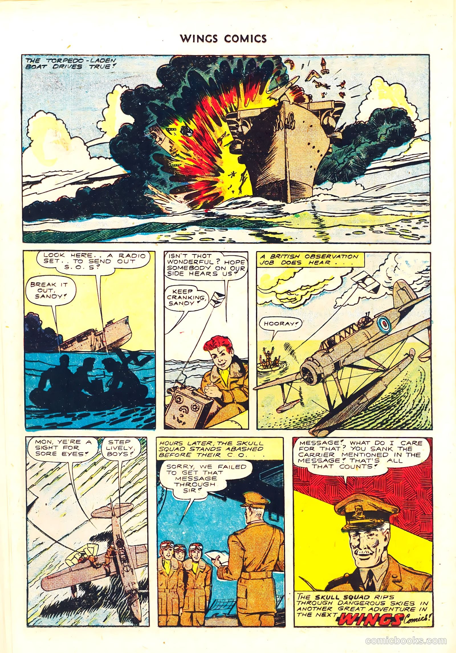 Wings Comics #41 (1944) — page 40 of 60