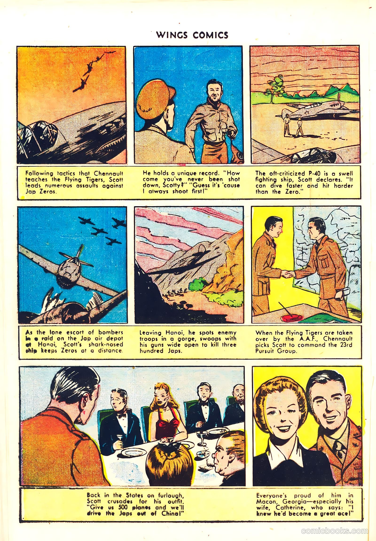 Wings Comics #41 (1944) — page 42 of 60