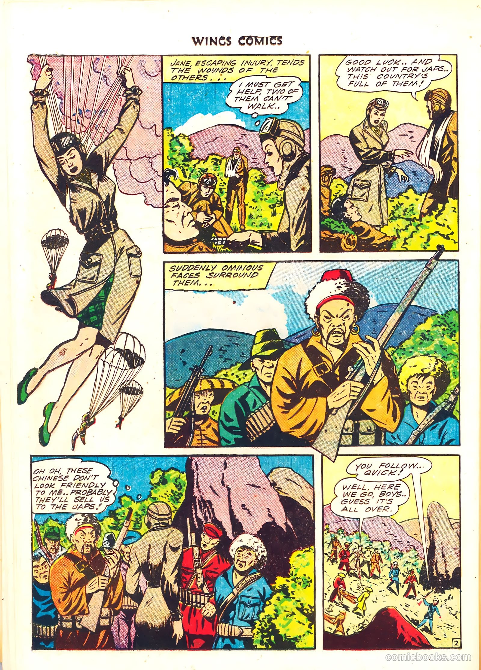 Wings Comics #41 (1944) — page 44 of 60