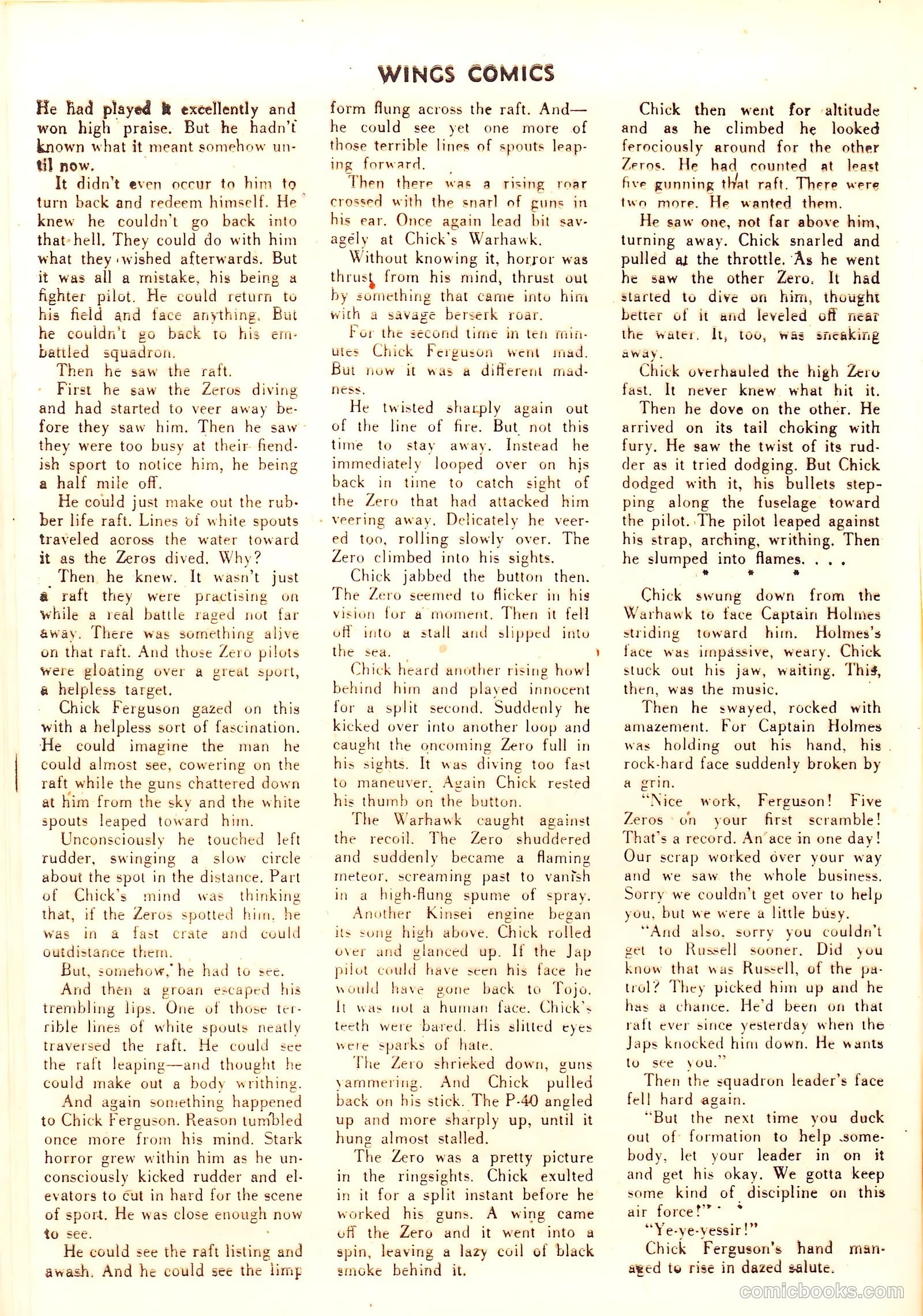 Wings Comics #41 (1944) — page 50 of 60