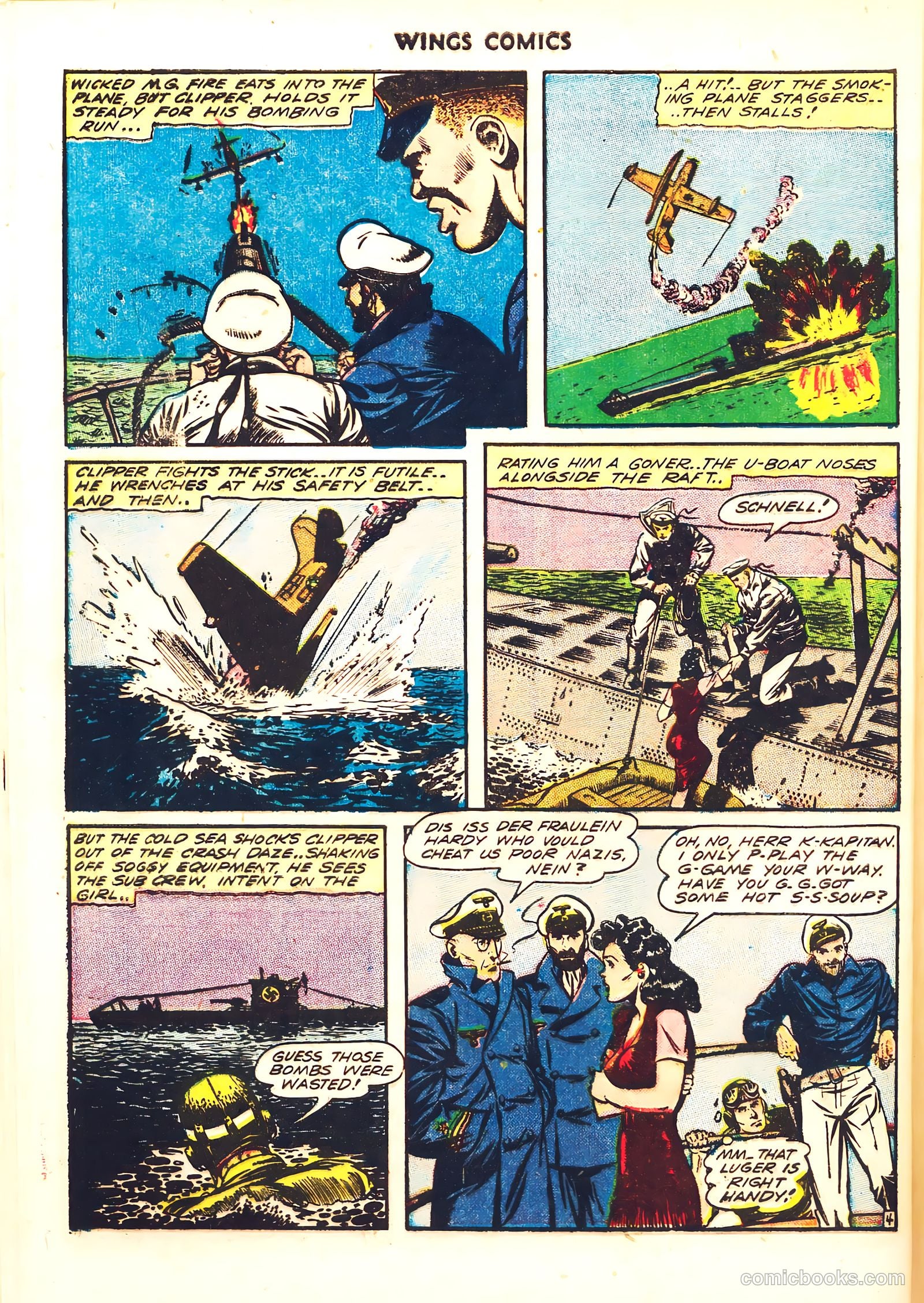 Wings Comics #41 (1944) — page 54 of 60