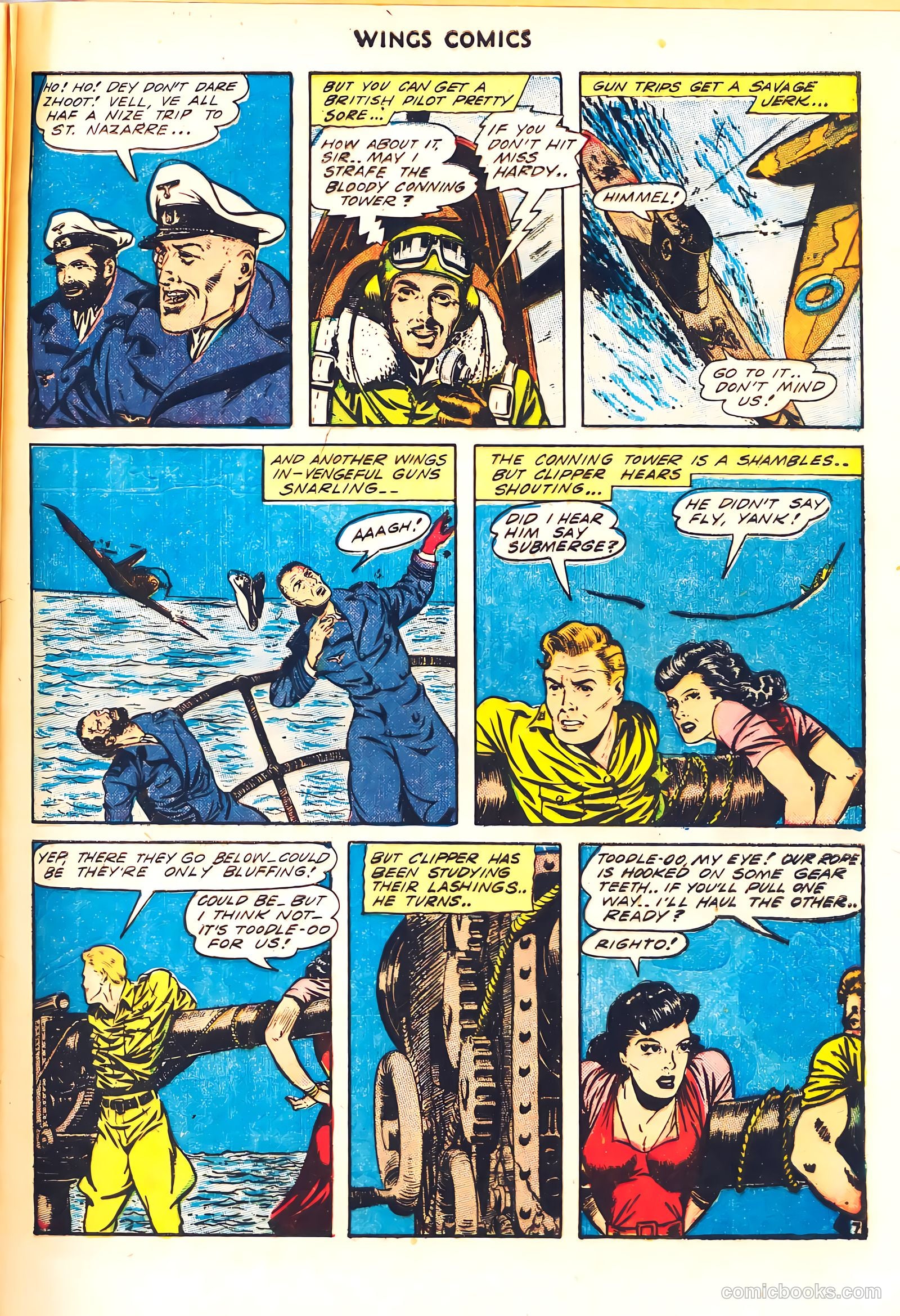 Wings Comics #41 (1944) — page 57 of 60