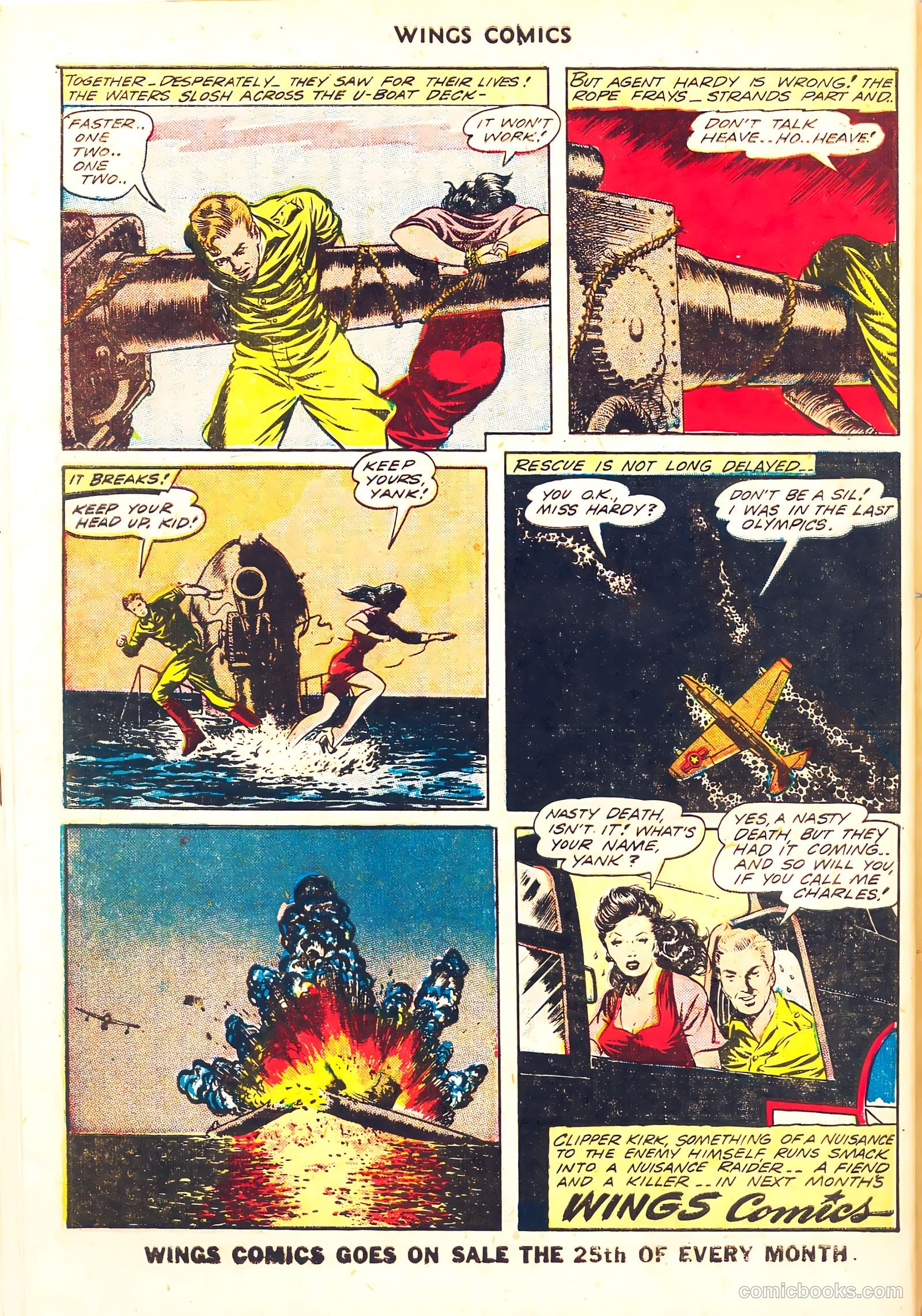 Wings Comics #41 (1944) — page 58 of 60