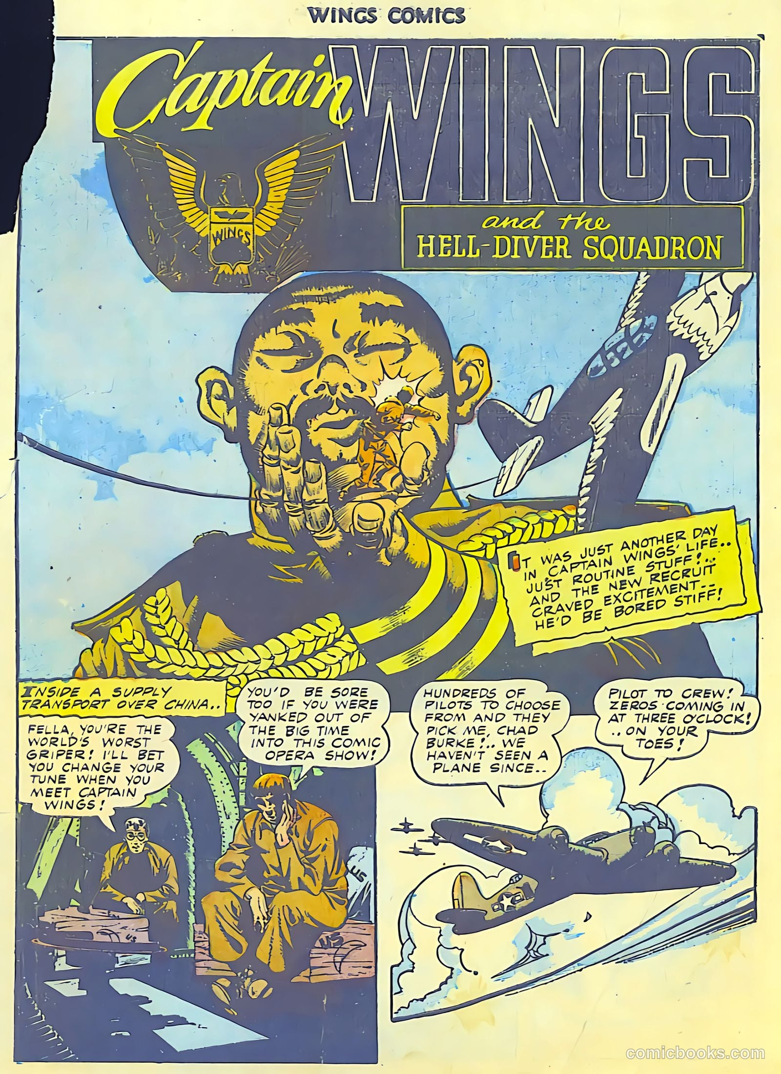 Wings Comics #42 (1944) — page 3 of 60