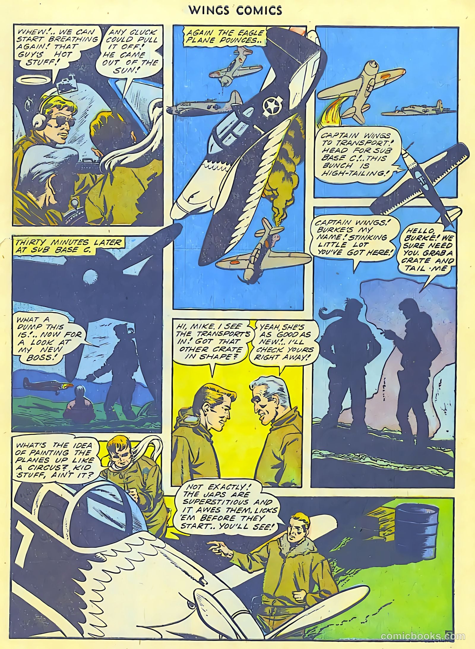 Wings Comics #42 (1944) — page 5 of 60