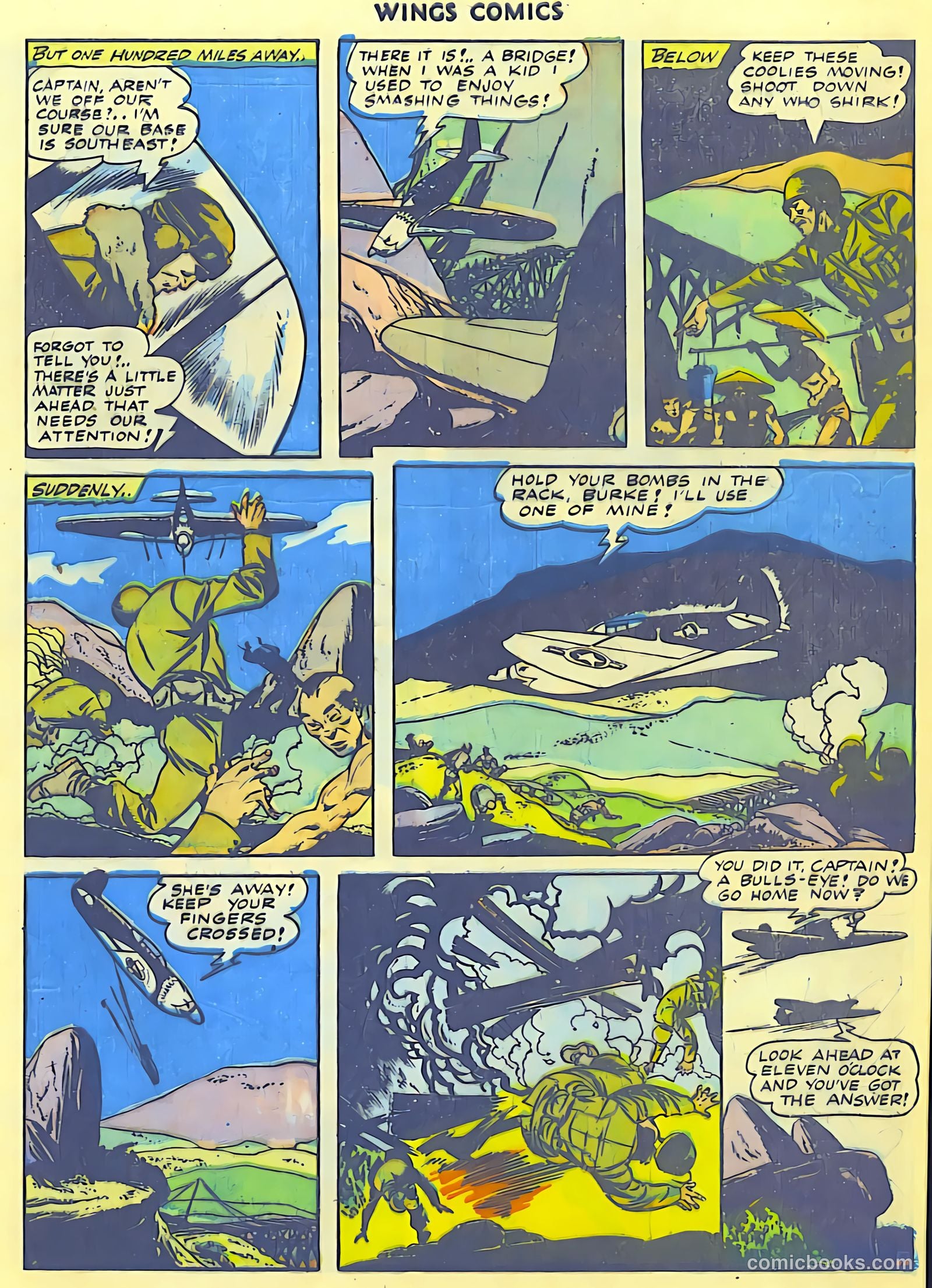 Wings Comics #42 (1944) — page 9 of 60