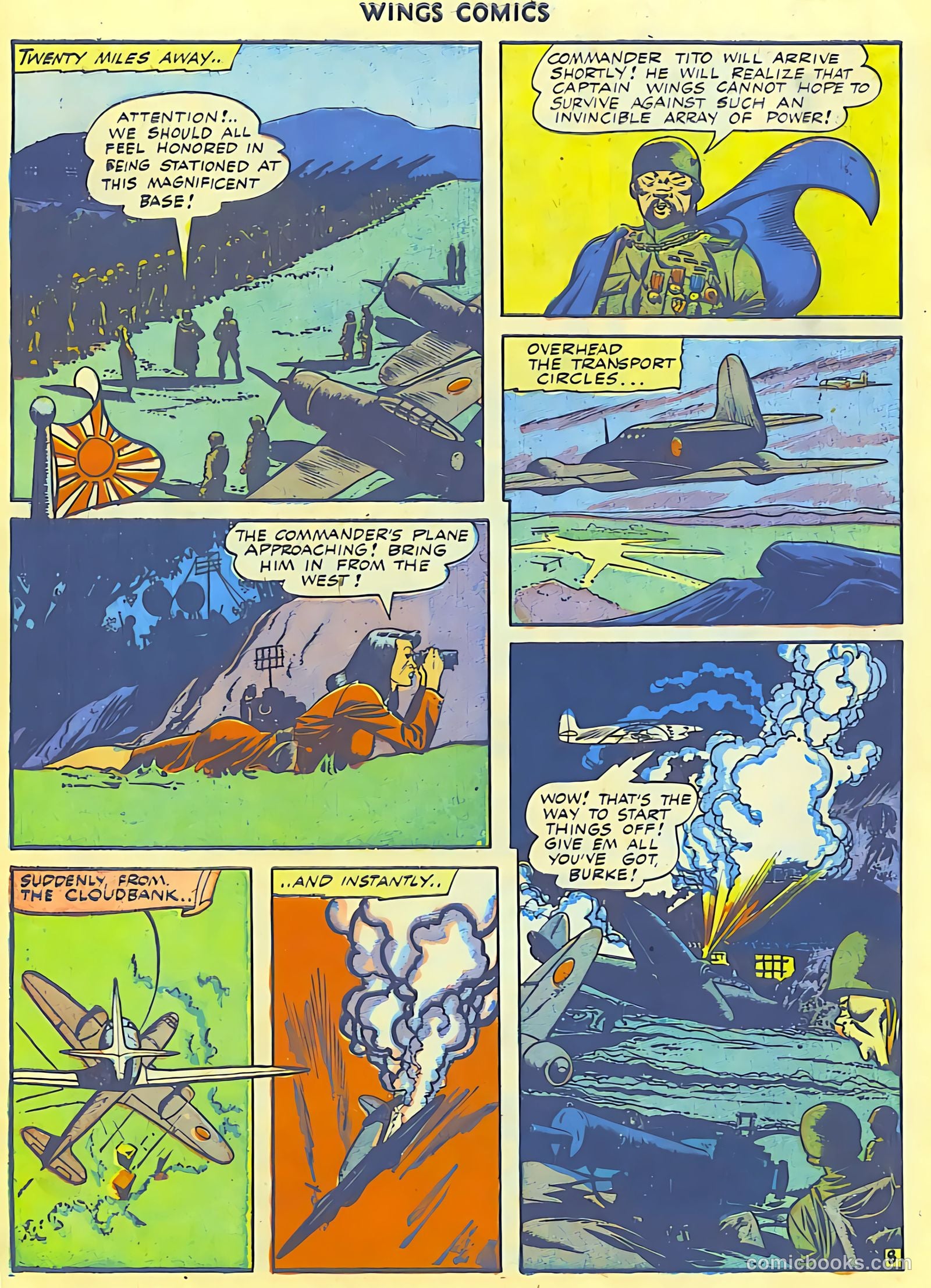 Wings Comics #42 (1944) — page 10 of 60