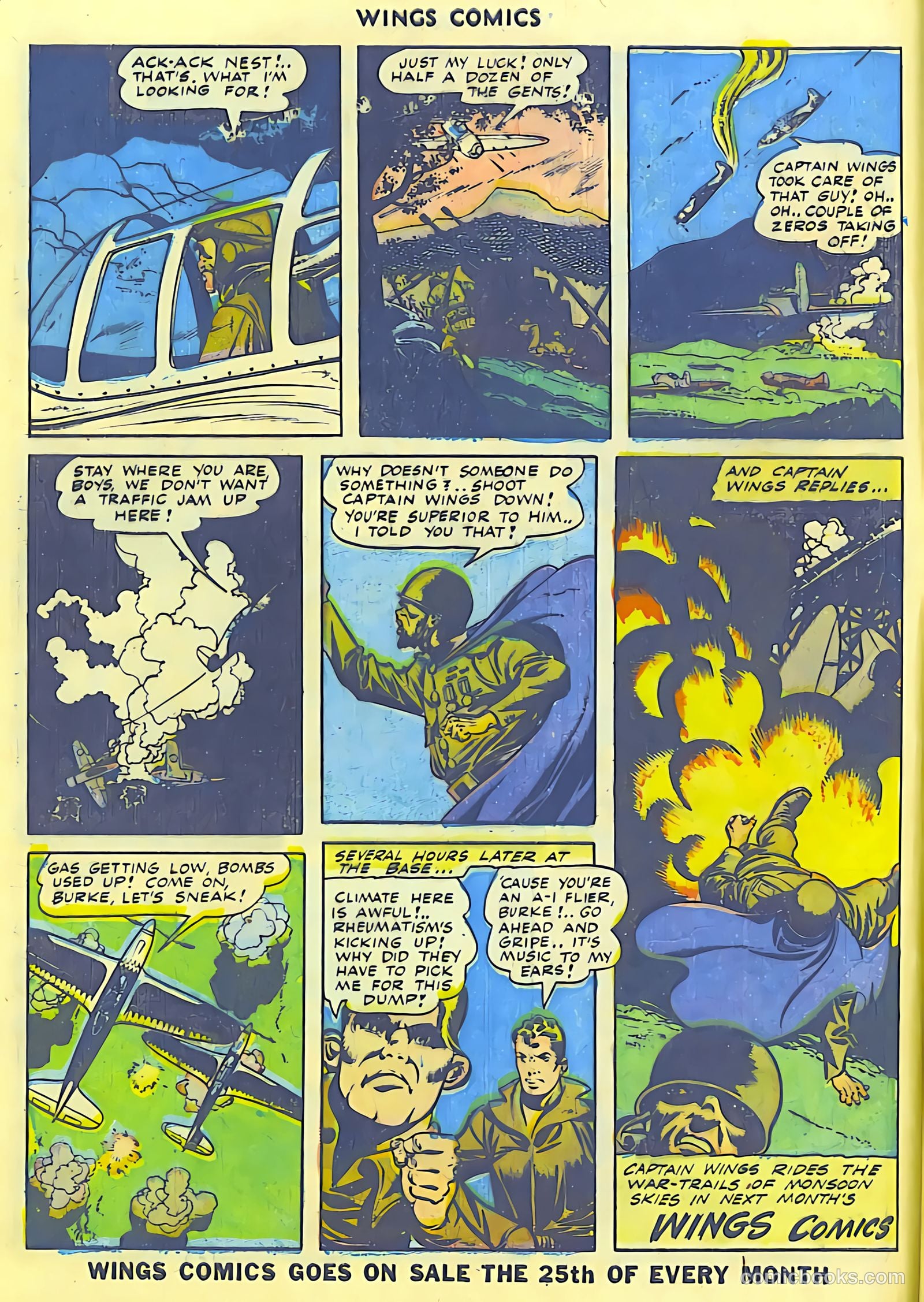 Wings Comics #42 (1944) — page 12 of 60