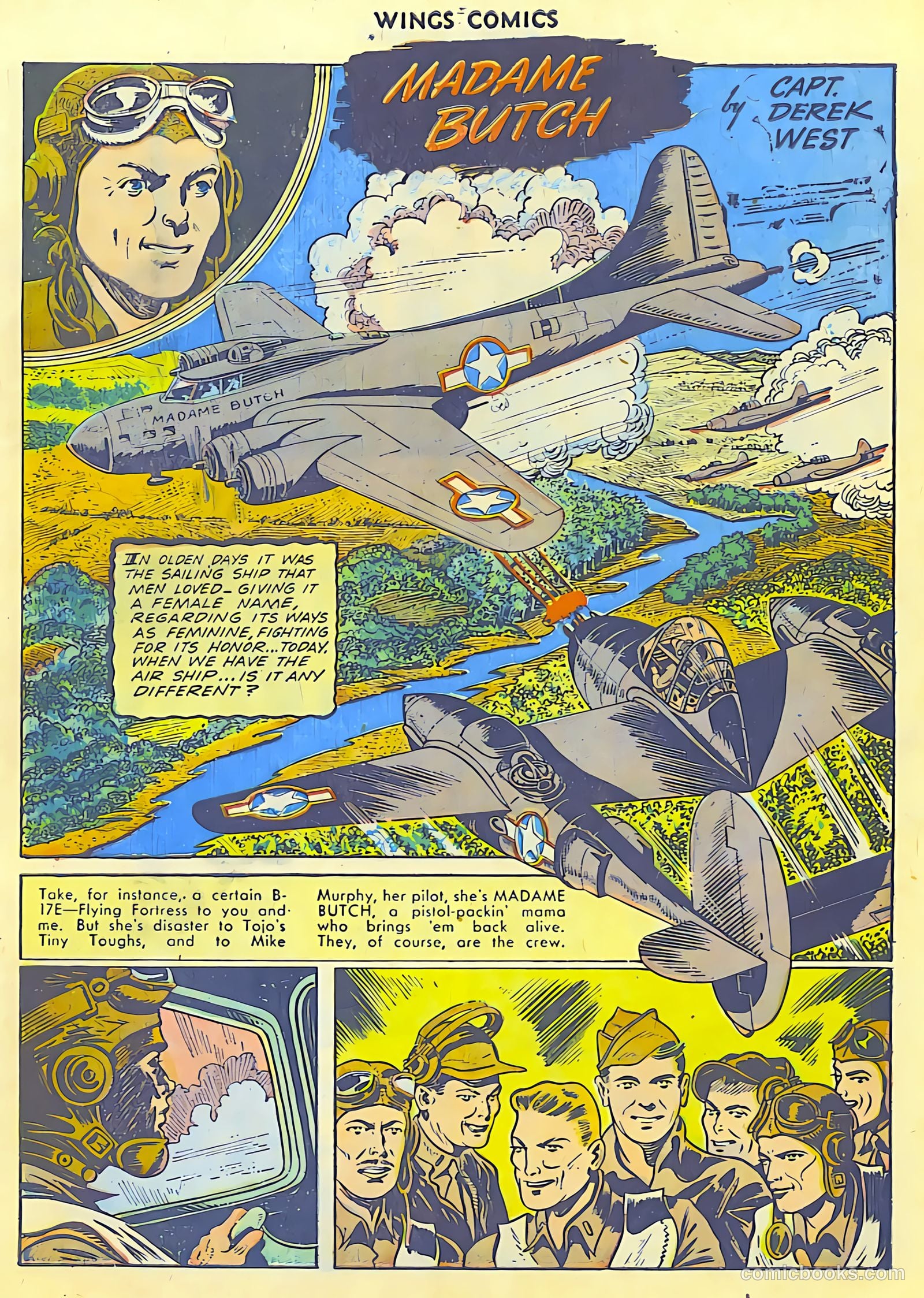 Wings Comics #42 (1944) — page 13 of 60