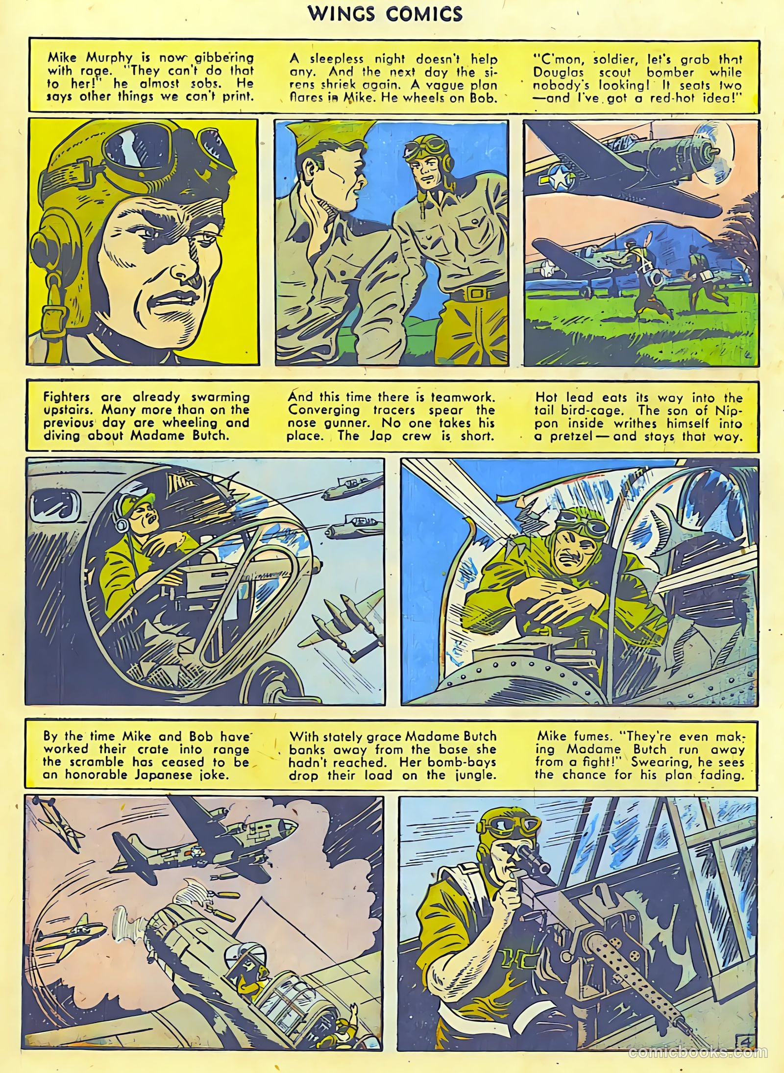 Wings Comics #42 (1944) — page 16 of 60