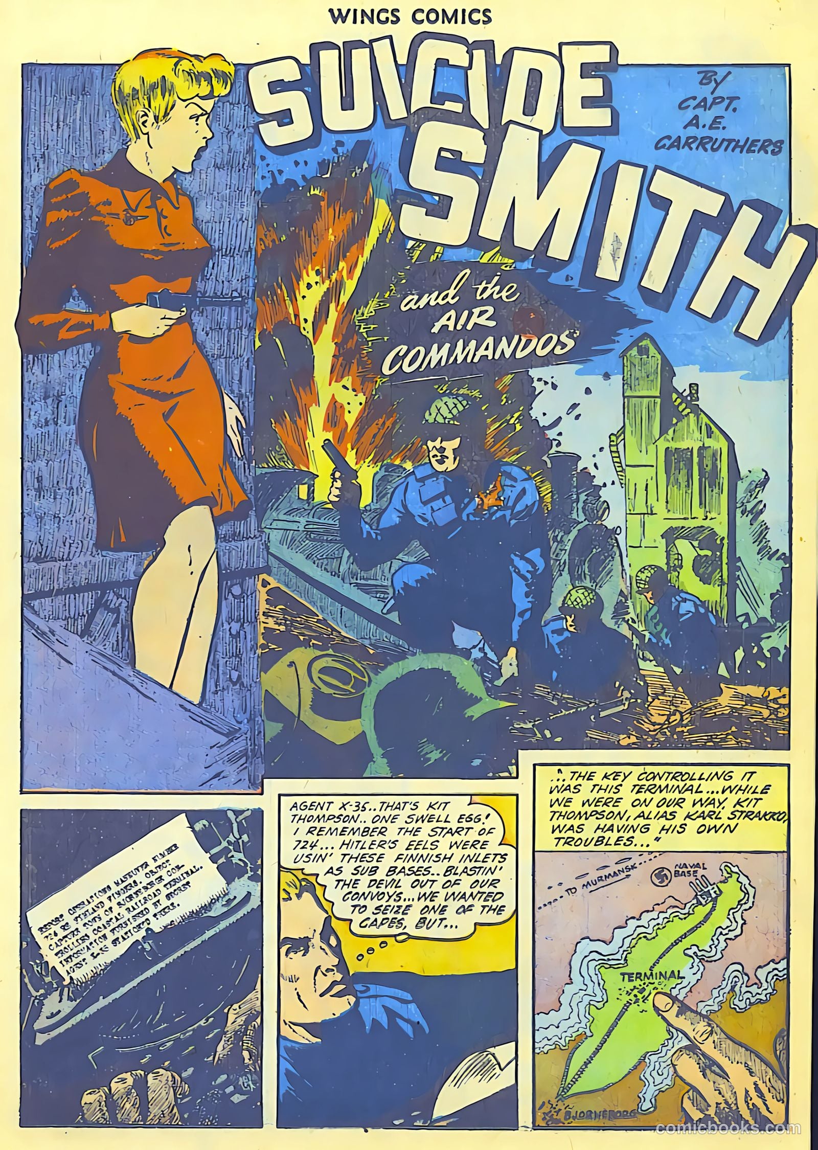 Wings Comics #42 (1944) — page 19 of 60
