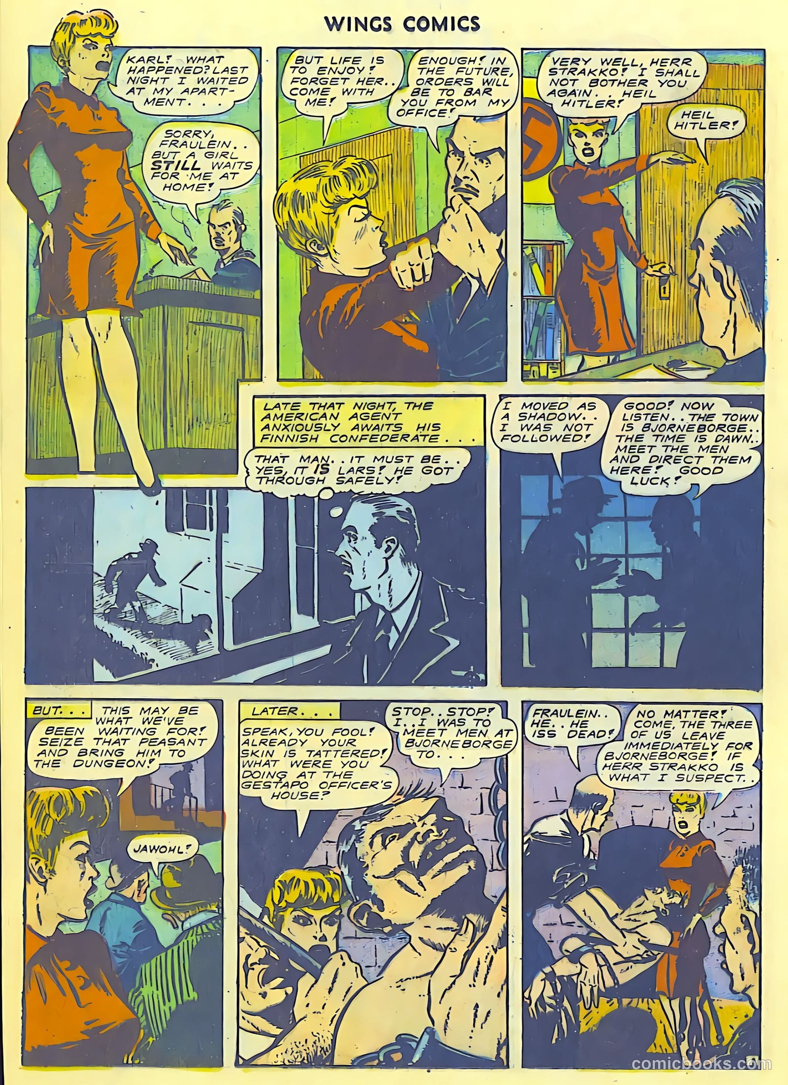 Wings Comics #42 (1944) — page 20 of 60