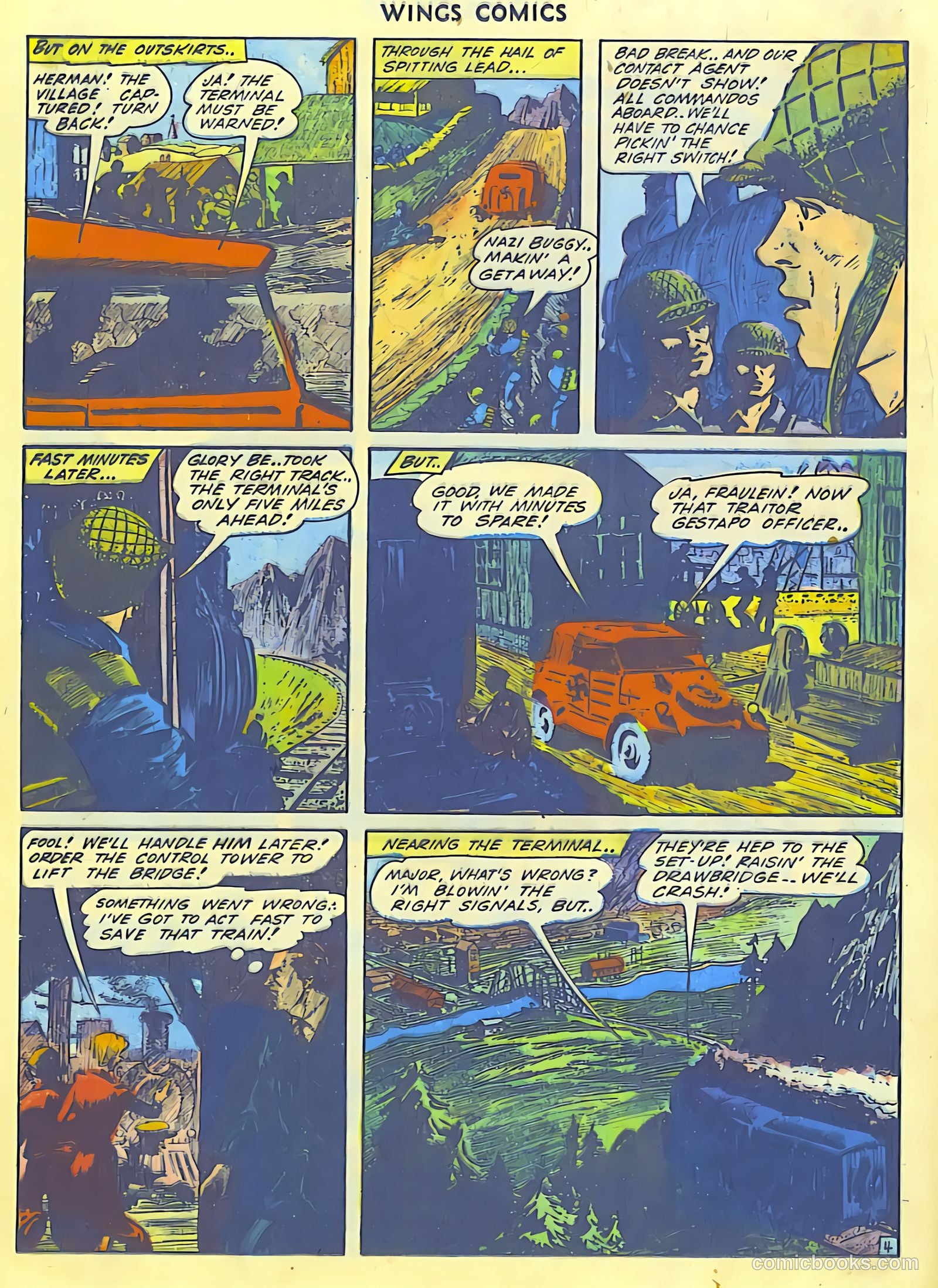 Wings Comics #42 (1944) — page 22 of 60