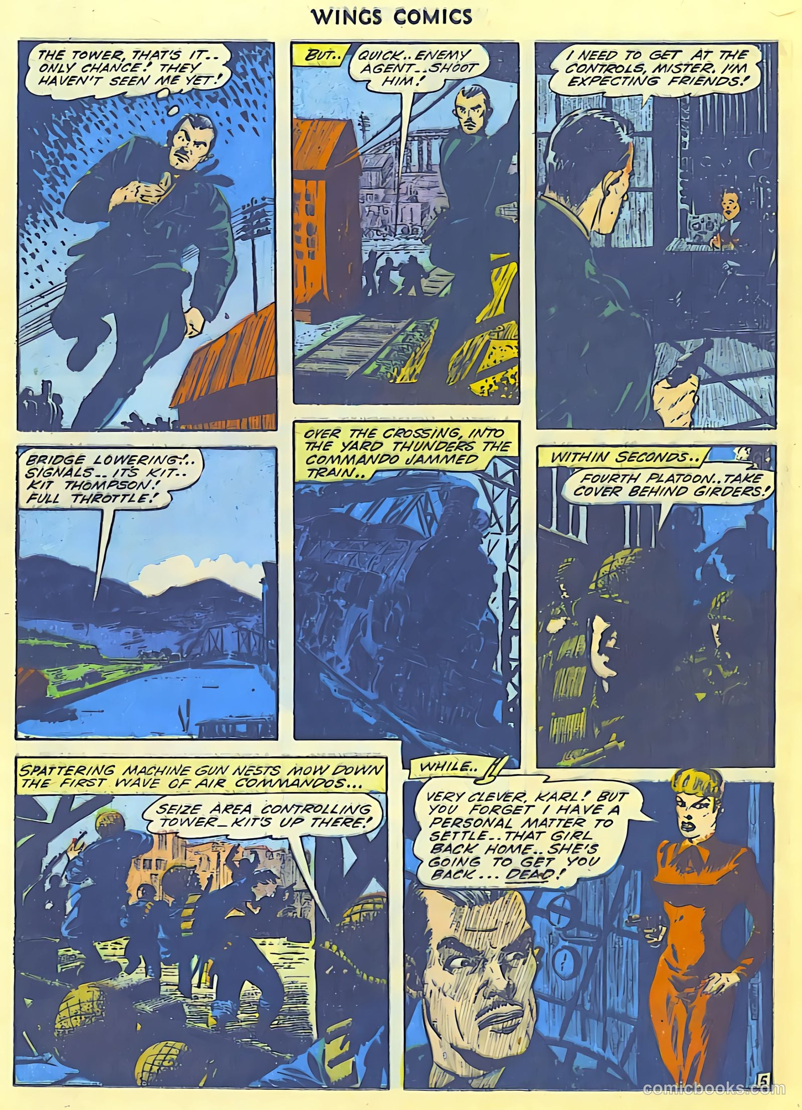 Wings Comics #42 (1944) — page 23 of 60