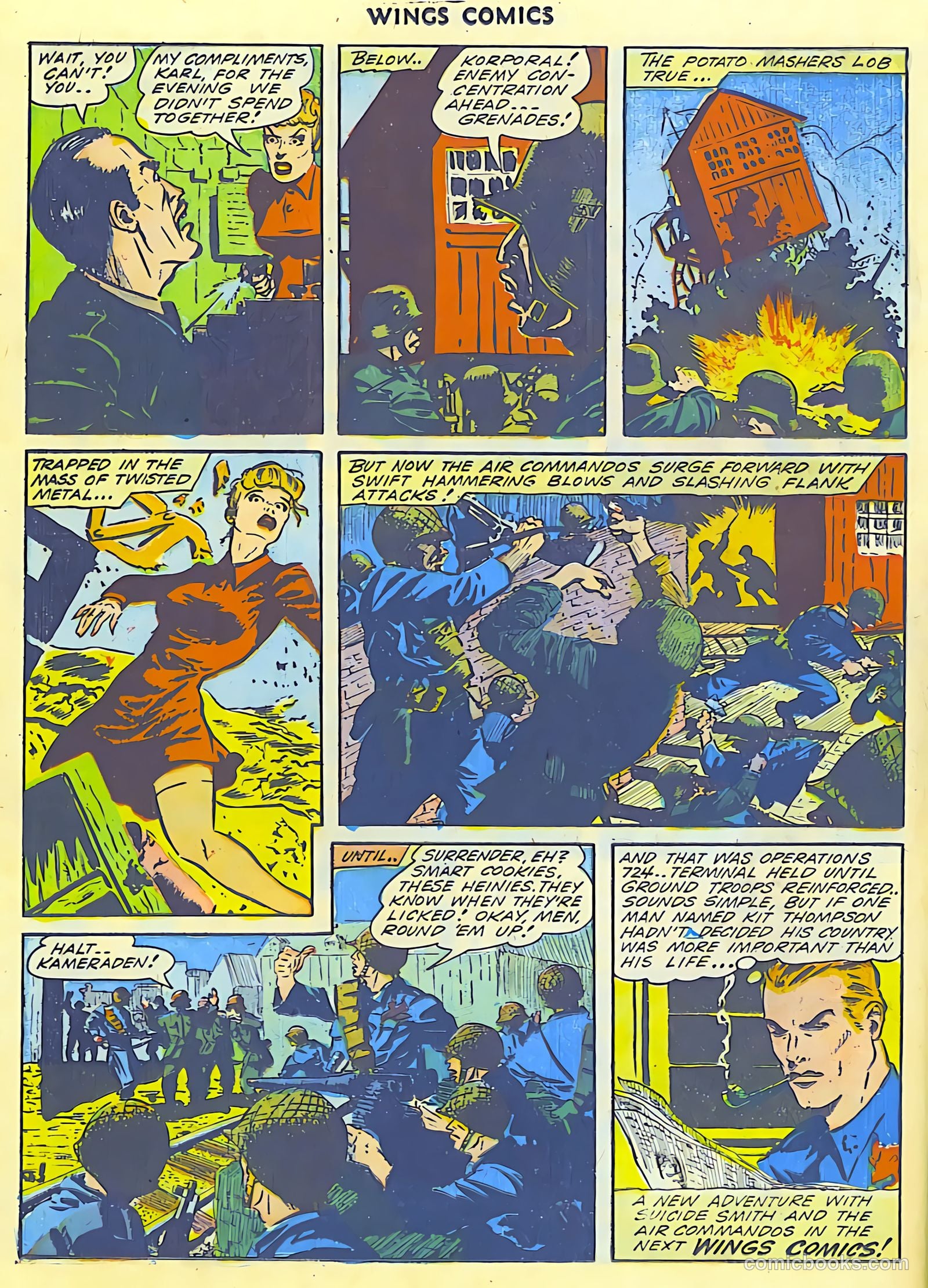 Wings Comics #42 (1944) — page 24 of 60
