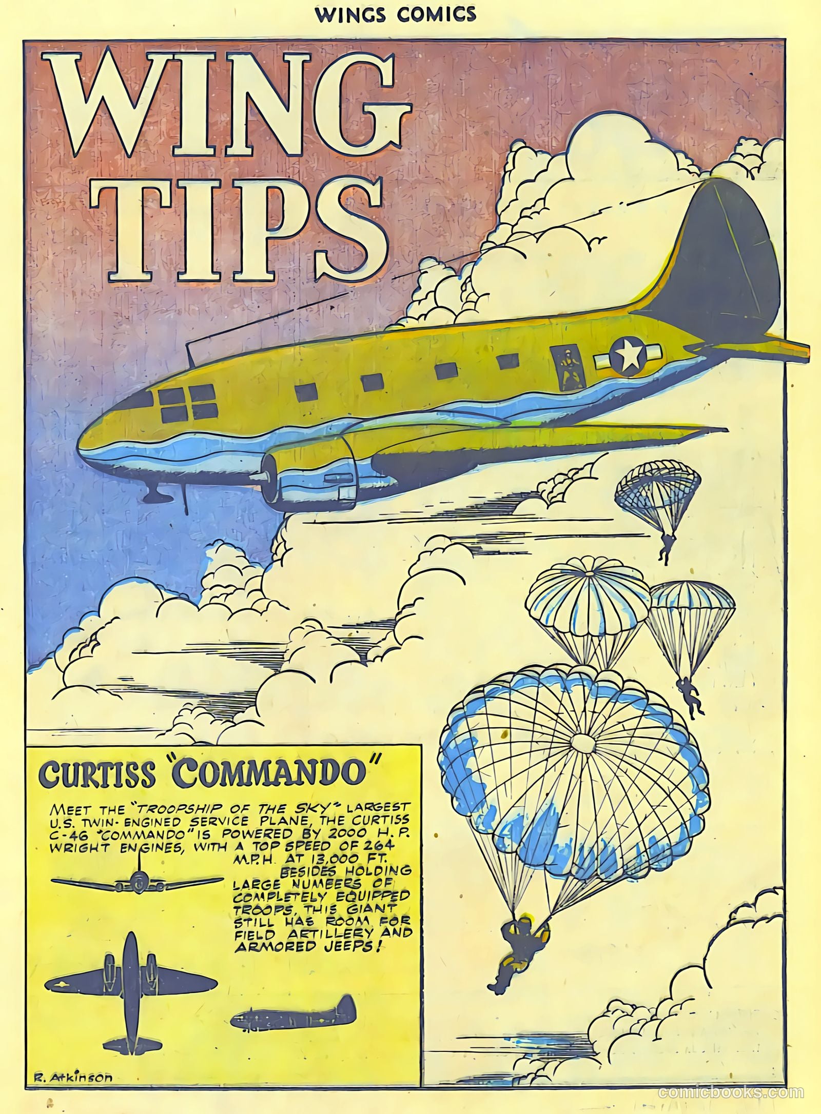 Wings Comics #42 (1944) — page 33 of 60