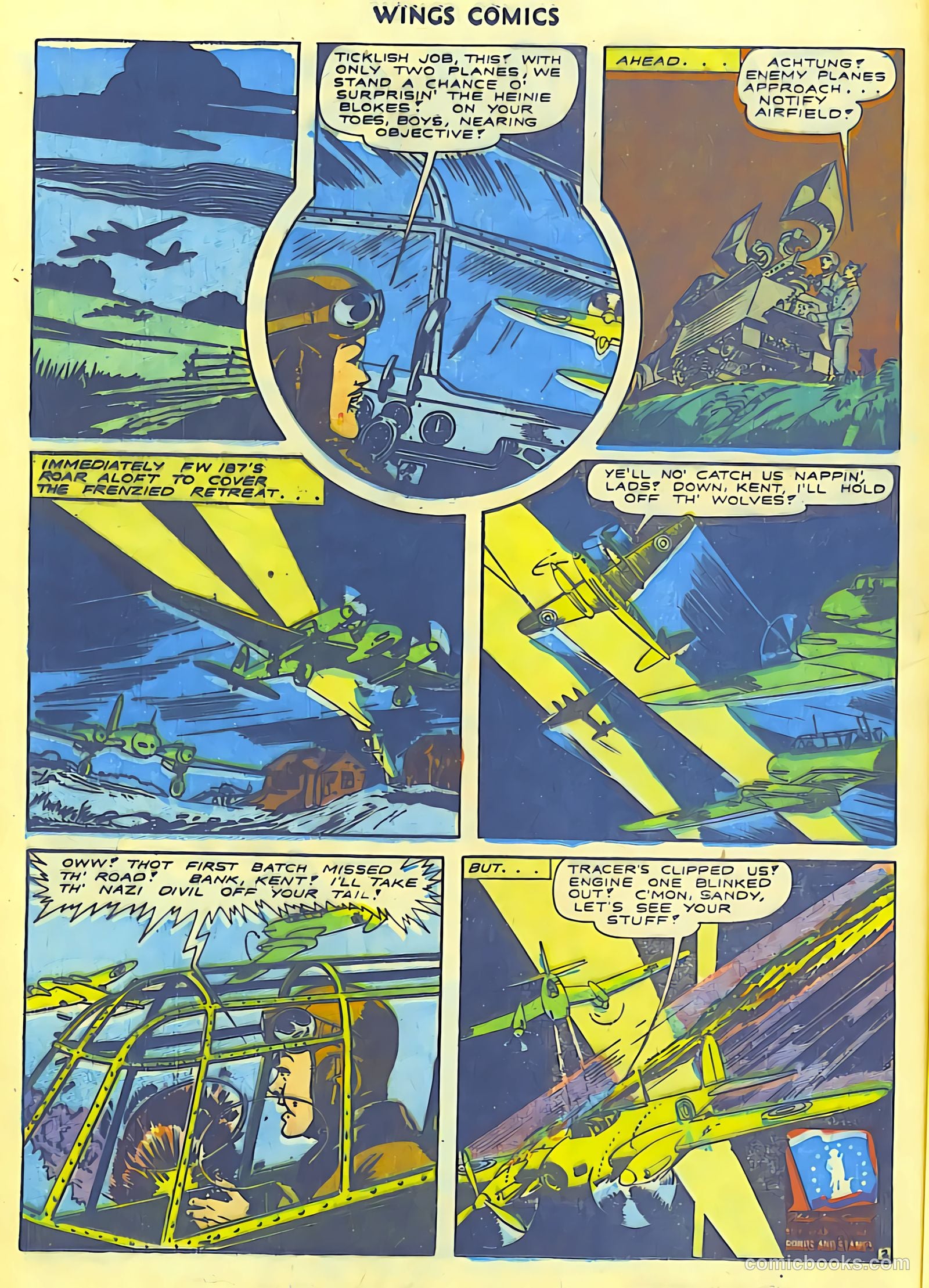 Wings Comics #42 (1944) — page 36 of 60