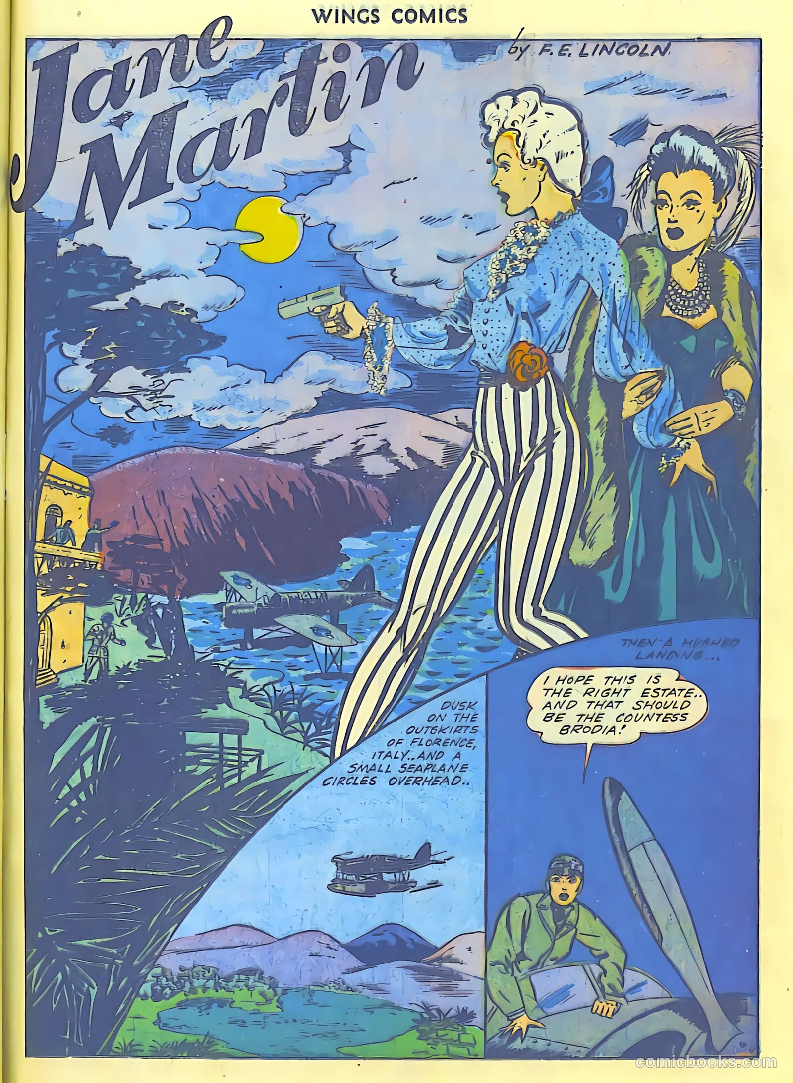 Wings Comics #42 (1944) — page 43 of 60