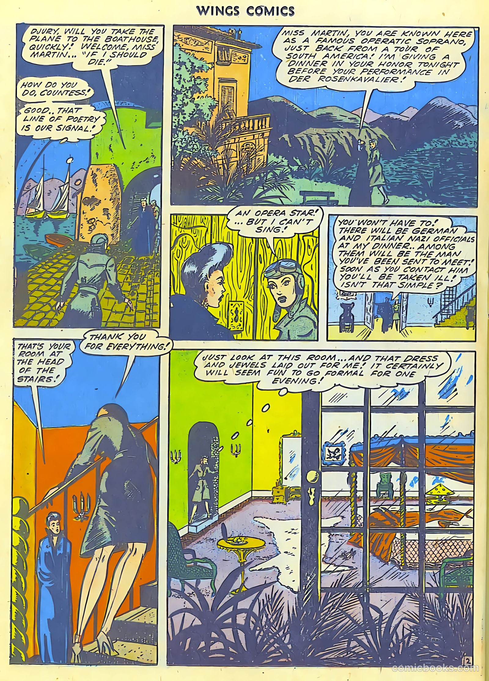 Wings Comics #42 (1944) — page 44 of 60