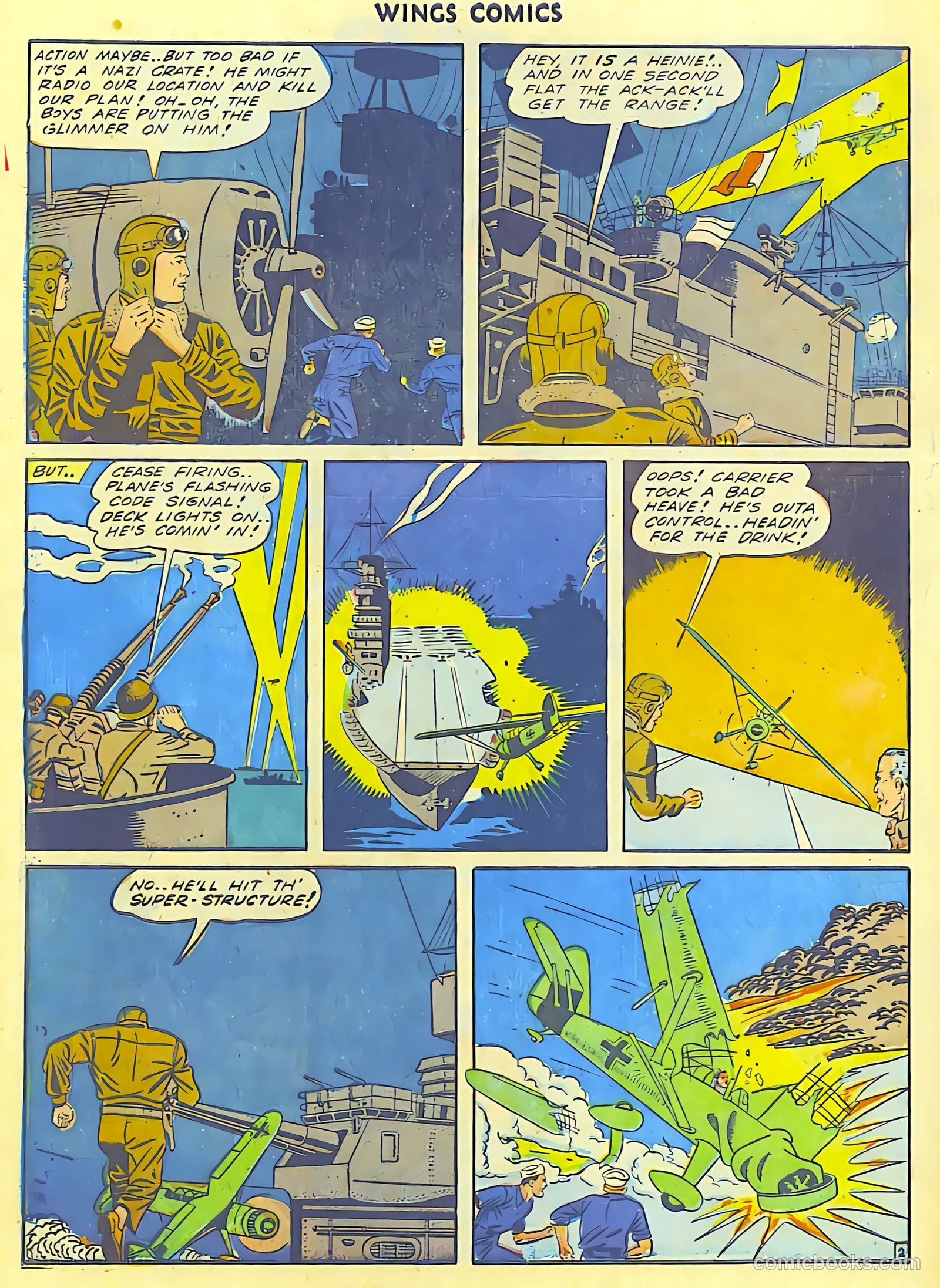 Wings Comics #42 (1944) — page 52 of 60