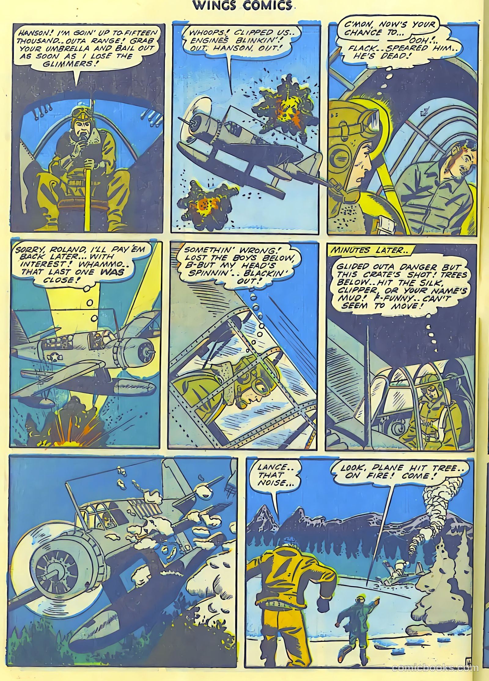 Wings Comics #42 (1944) — page 54 of 60