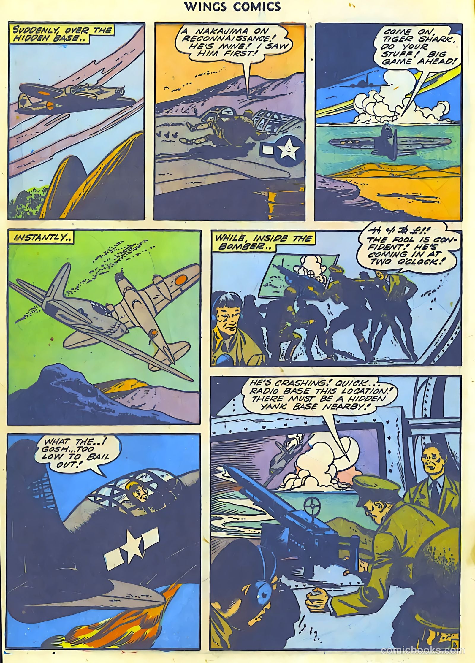 Wings Comics #43 (1944) — page 4 of 60