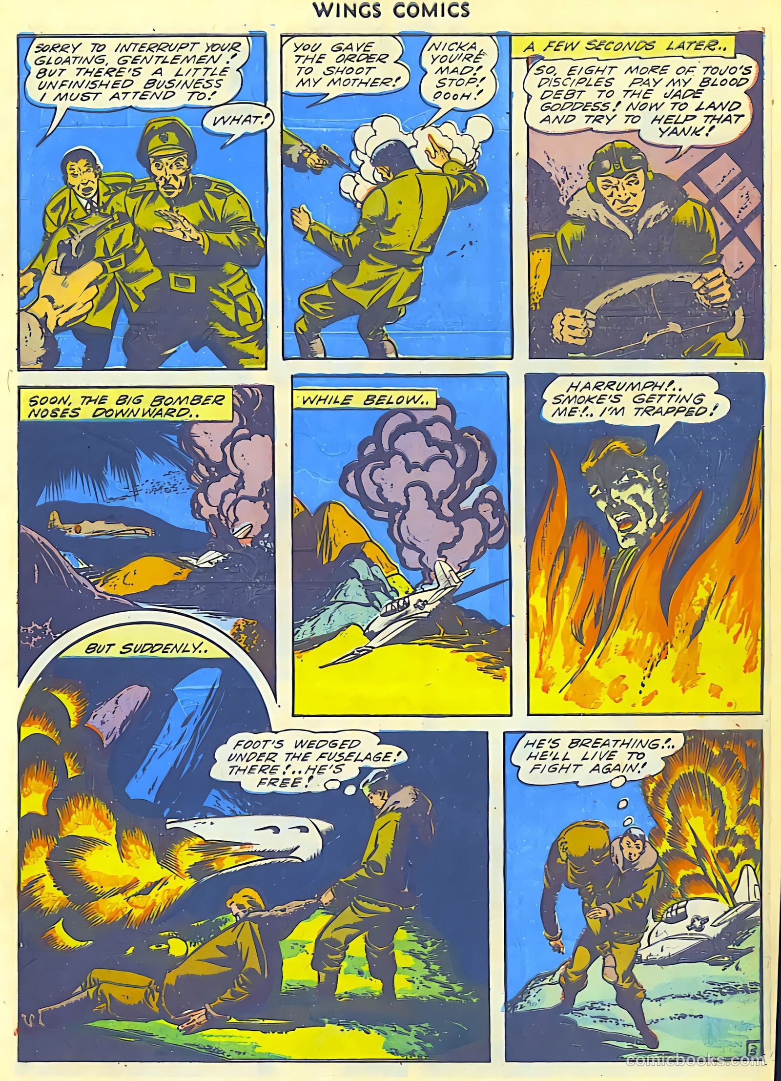 Wings Comics #43 (1944) — page 5 of 60