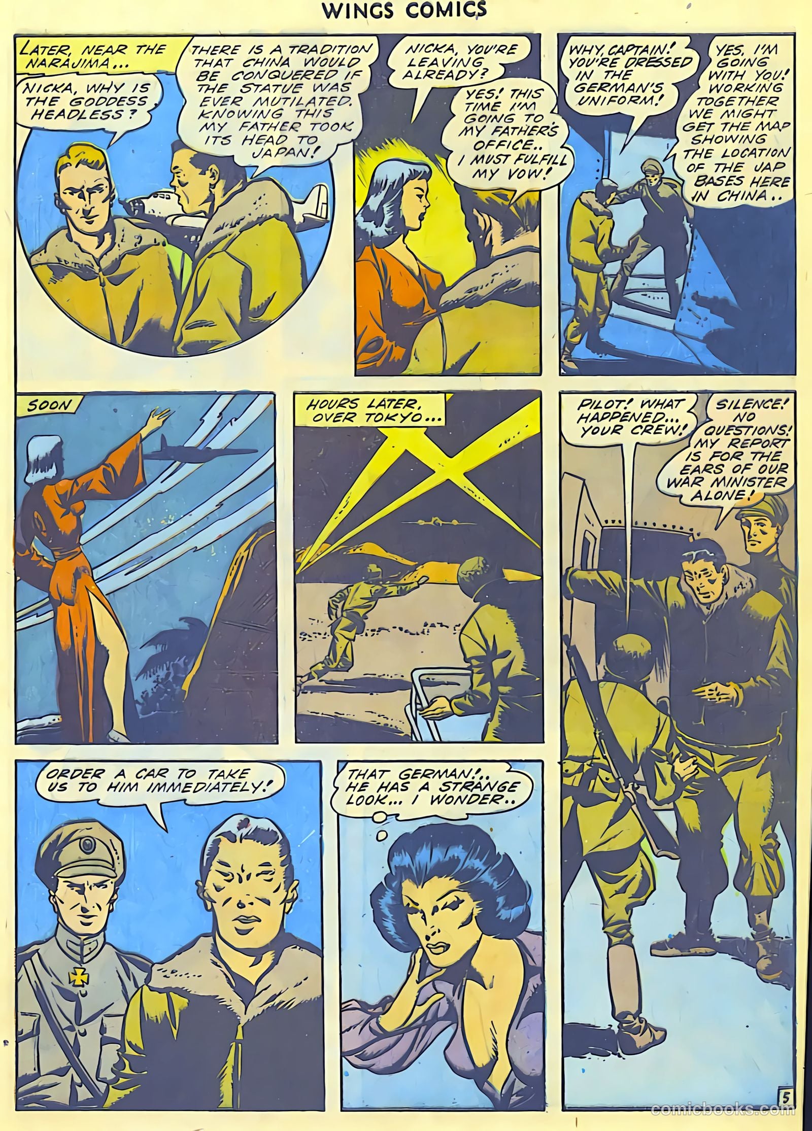 Wings Comics #43 (1944) — page 7 of 60