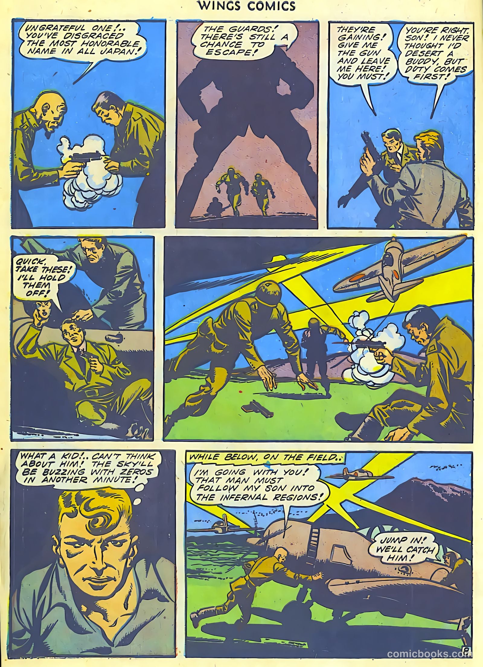 Wings Comics #43 (1944) — page 10 of 60