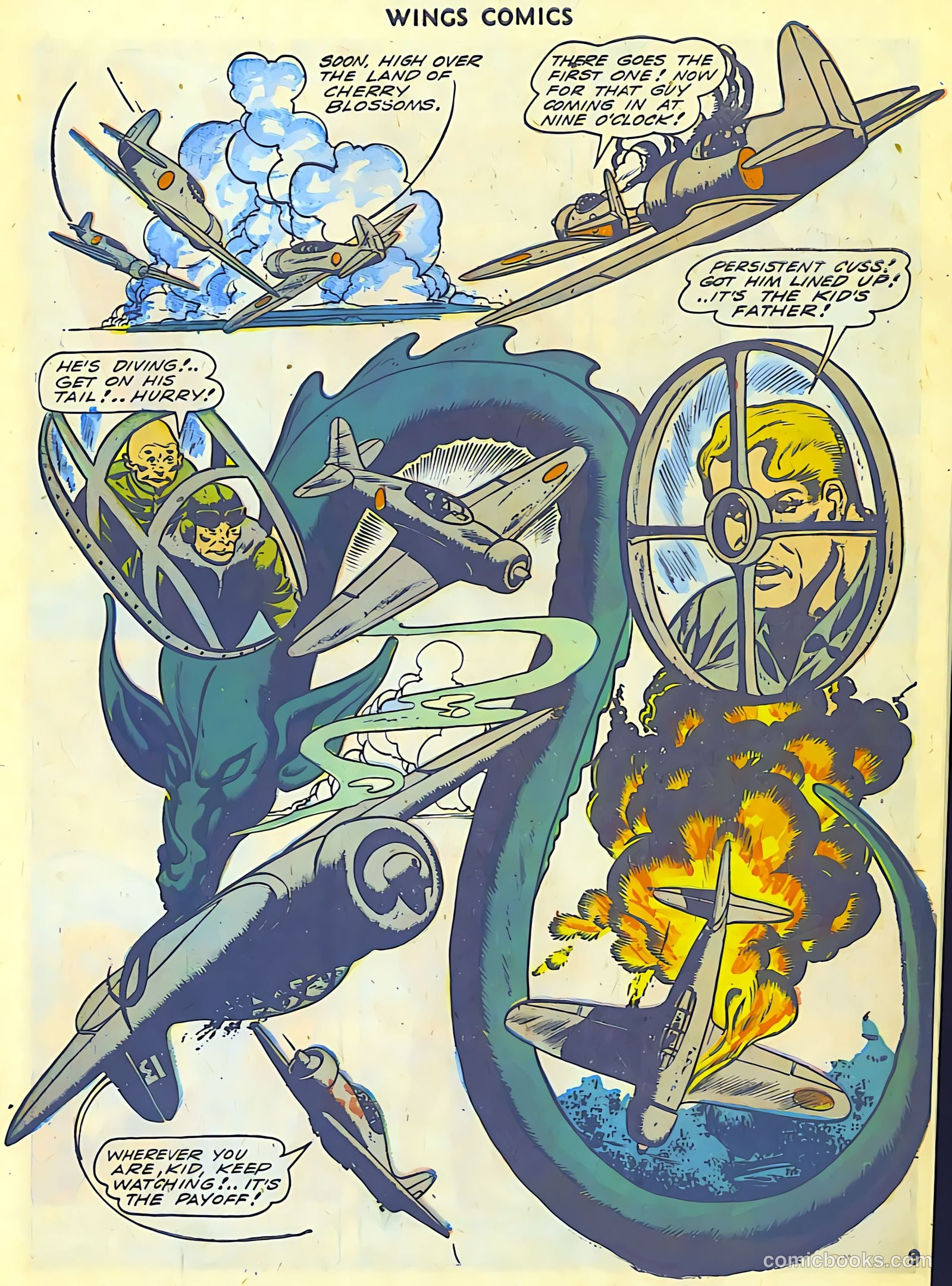 Wings Comics #43 (1944) — page 11 of 60