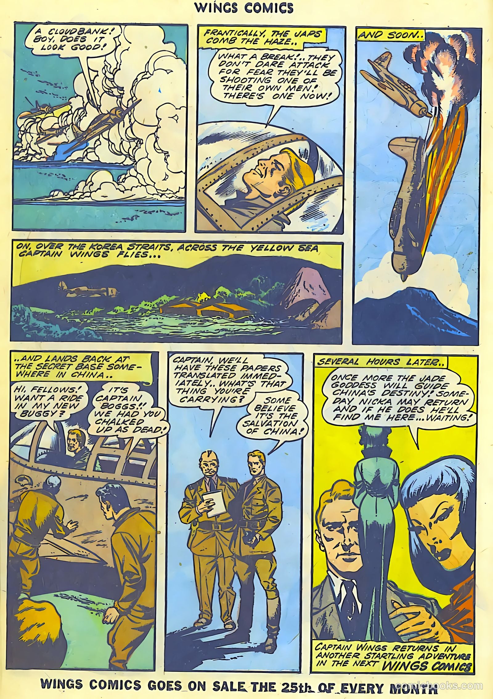 Wings Comics #43 (1944) — page 12 of 60