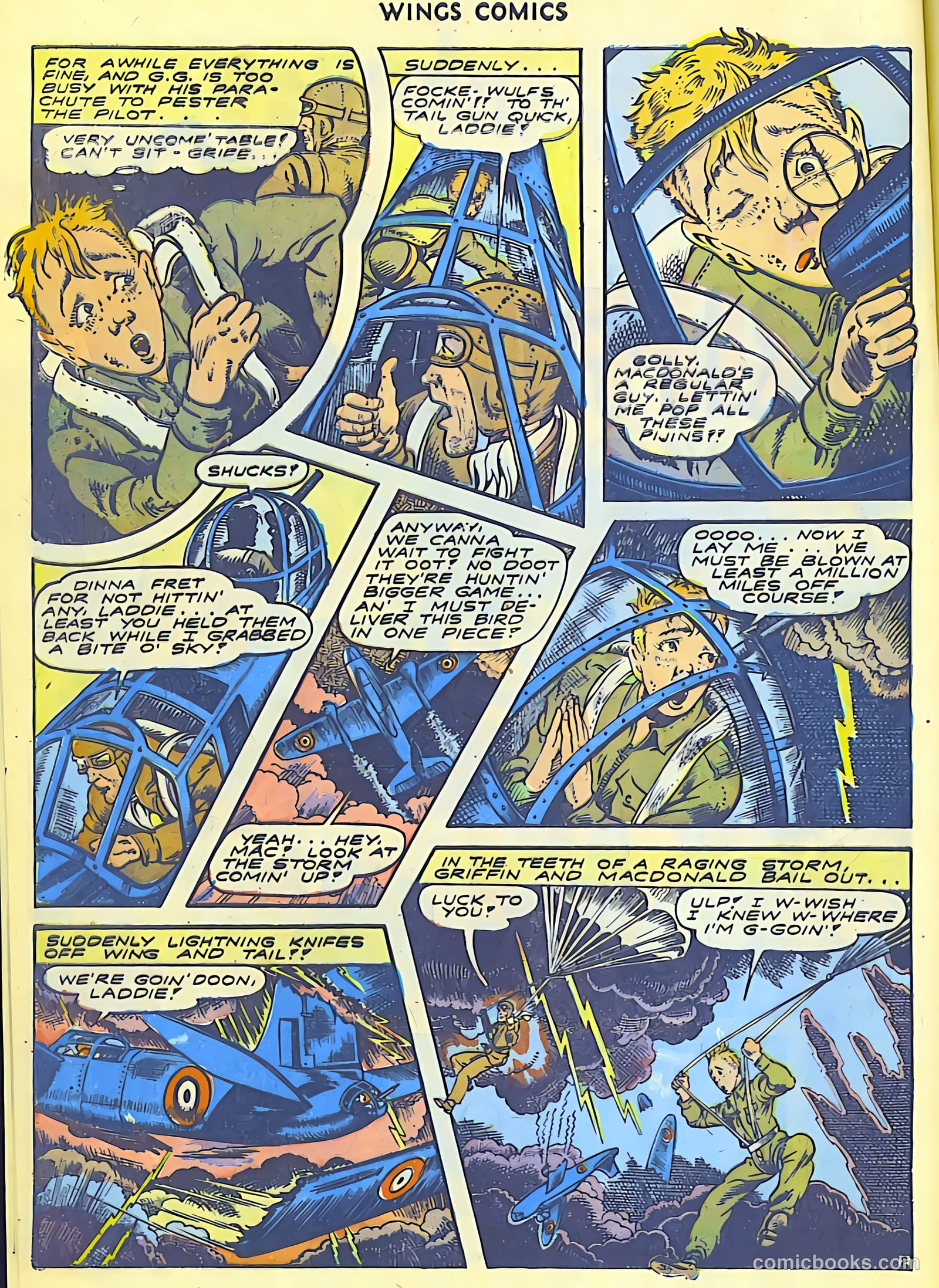 Wings Comics #43 (1944) — page 14 of 60
