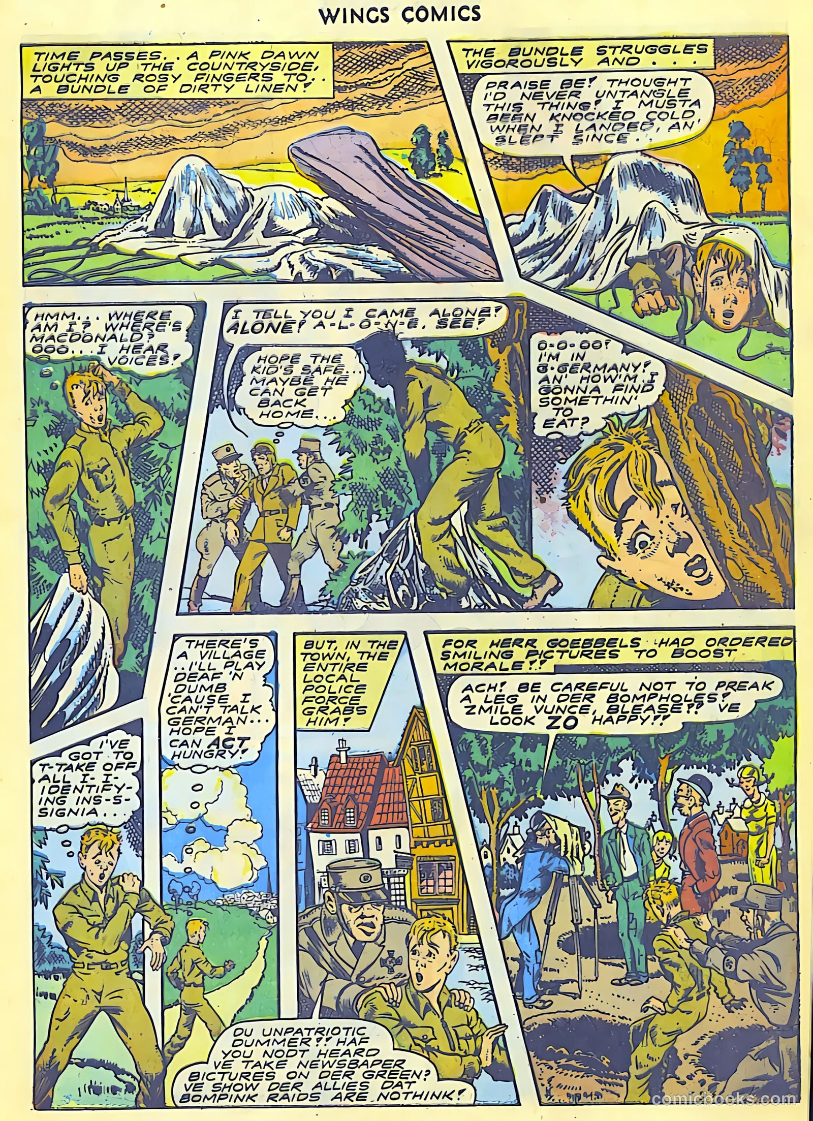 Wings Comics #43 (1944) — page 15 of 60