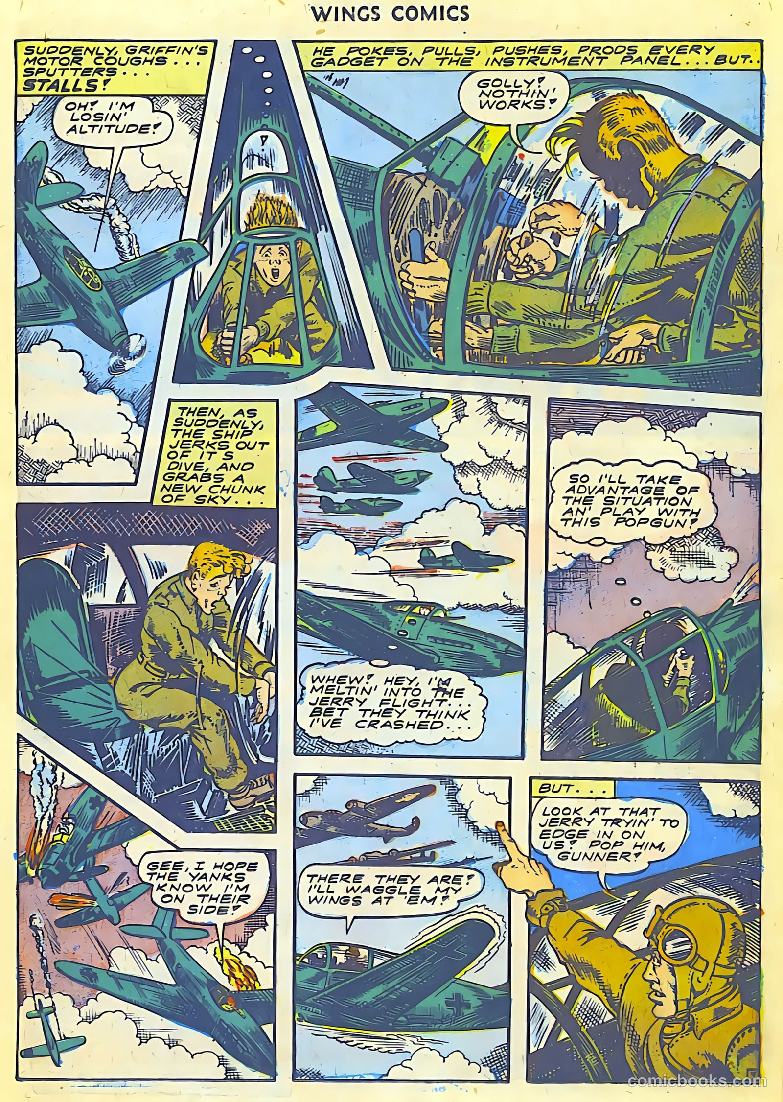 Wings Comics #43 (1944) — page 19 of 60