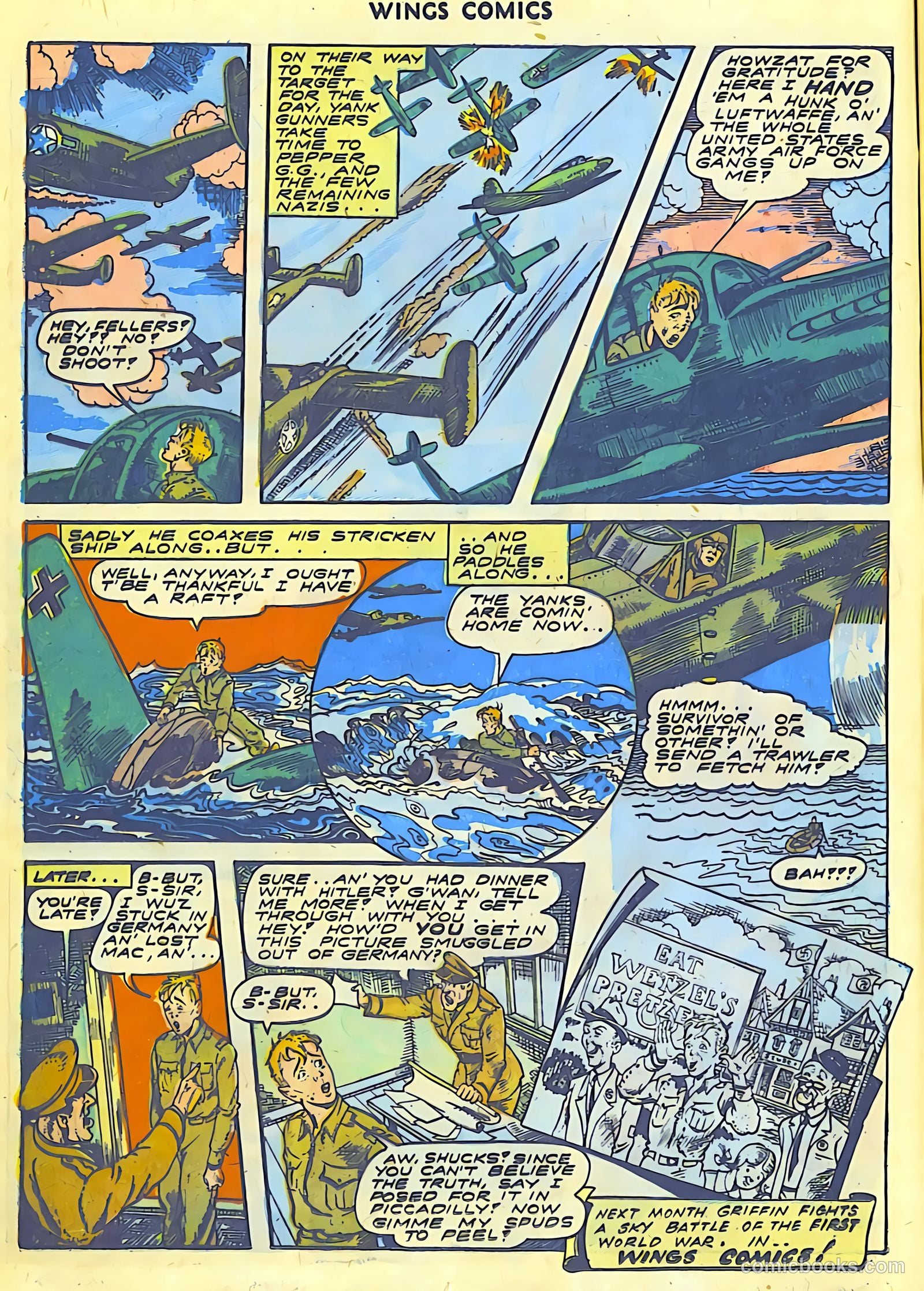 Wings Comics #43 (1944) — page 20 of 60