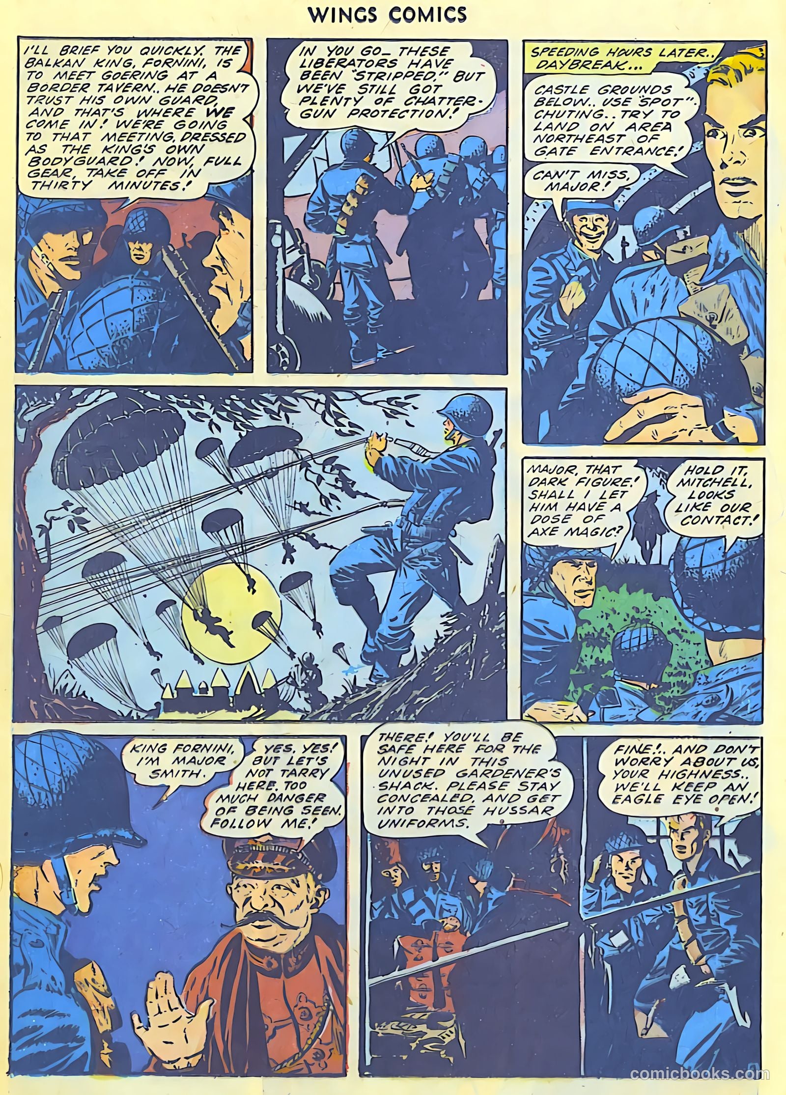 Wings Comics #43 (1944) — page 22 of 60
