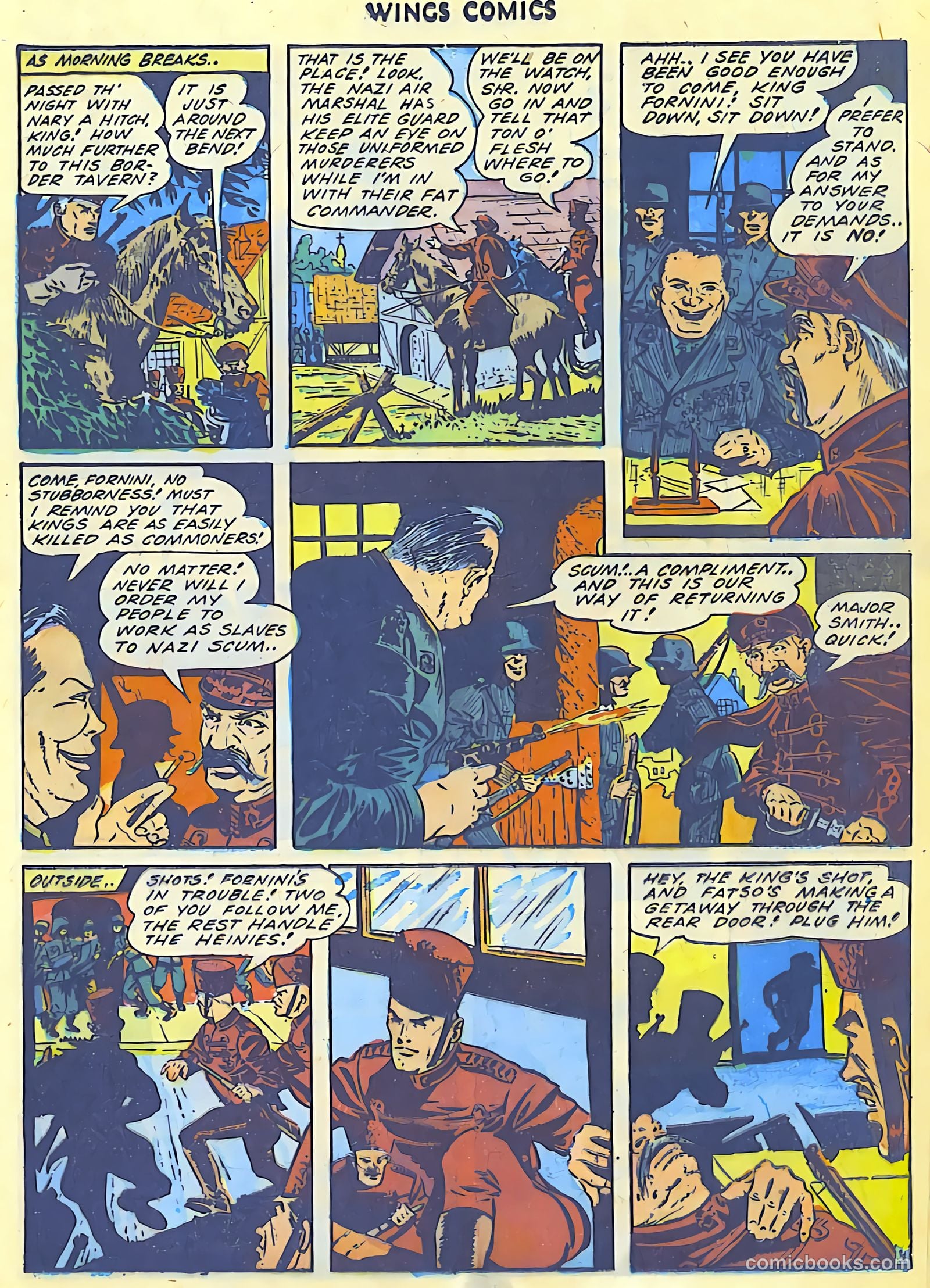 Wings Comics #43 (1944) — page 23 of 60