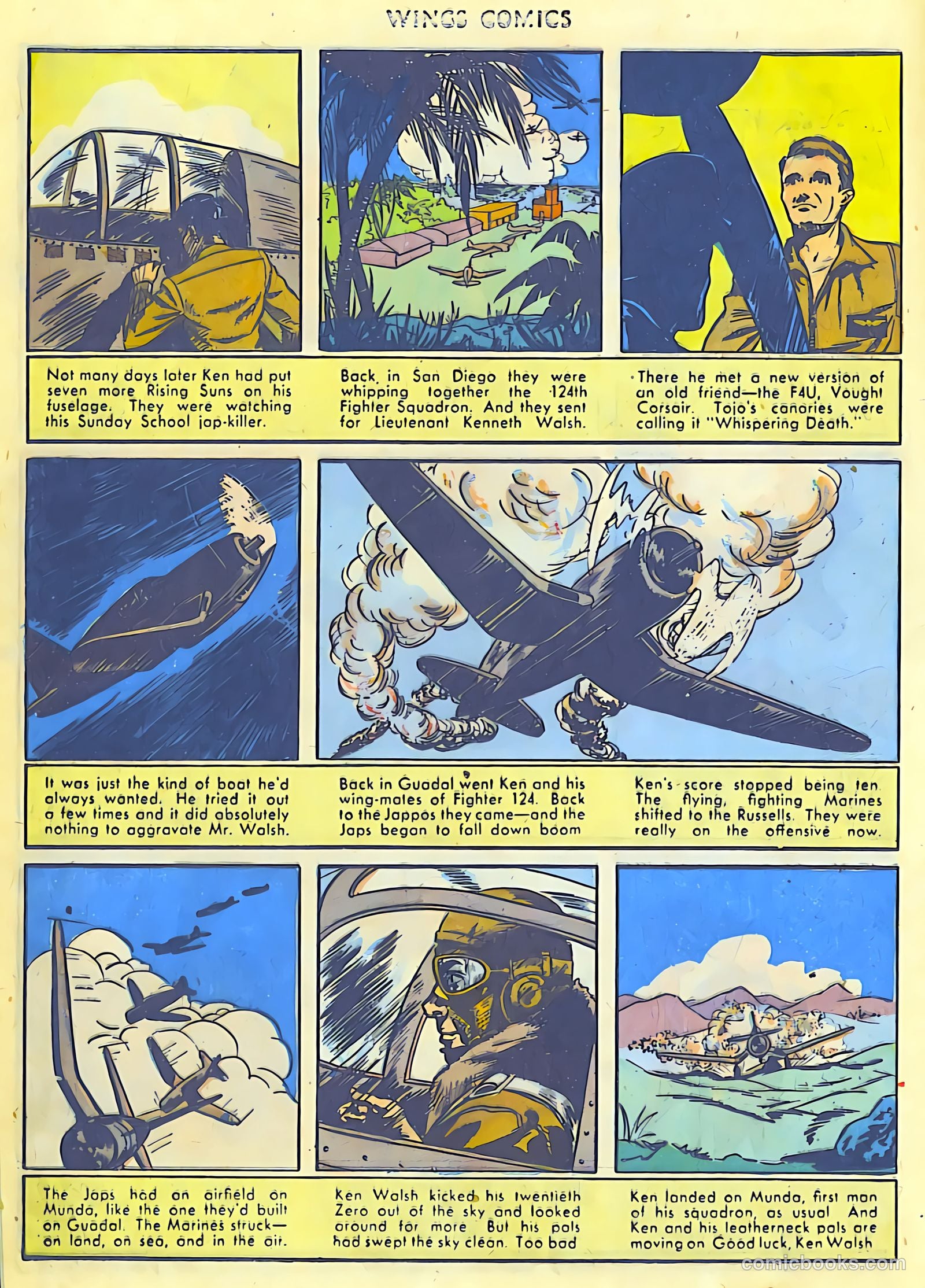 Wings Comics #43 (1944) — page 28 of 60