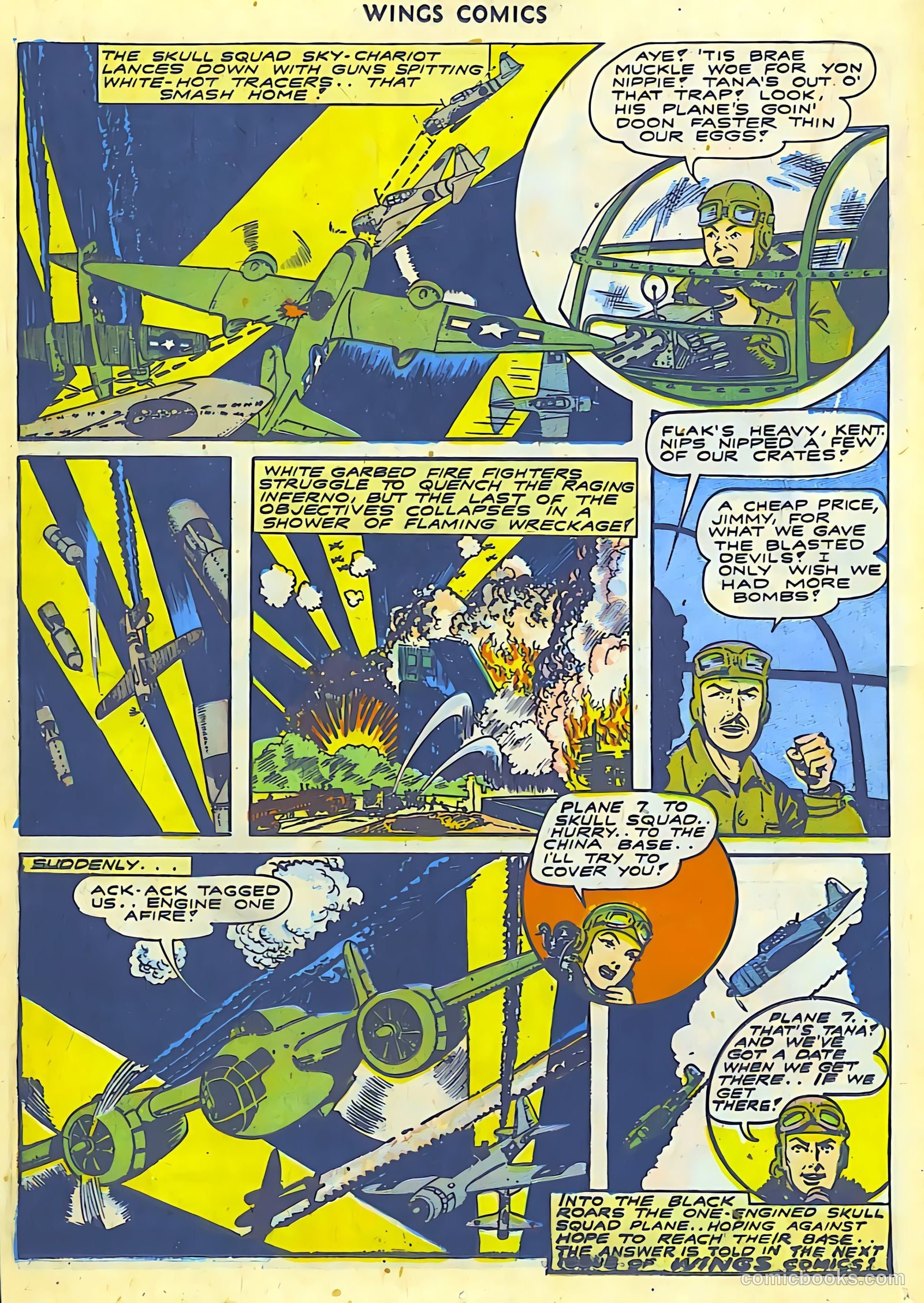 Wings Comics #43 (1944) — page 34 of 60