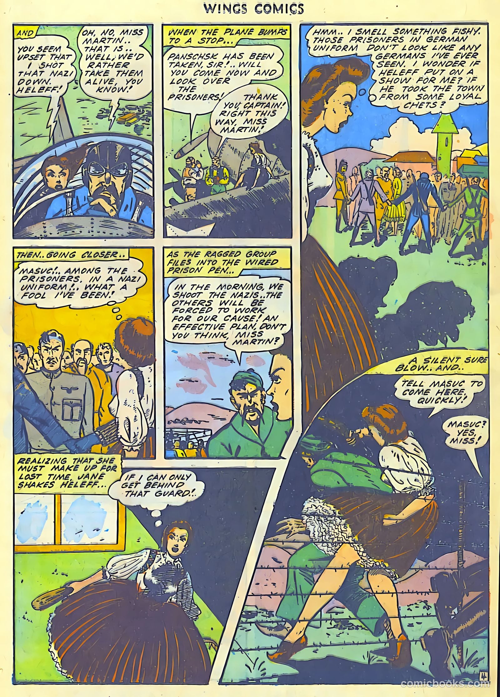 Wings Comics #43 (1944) — page 39 of 60