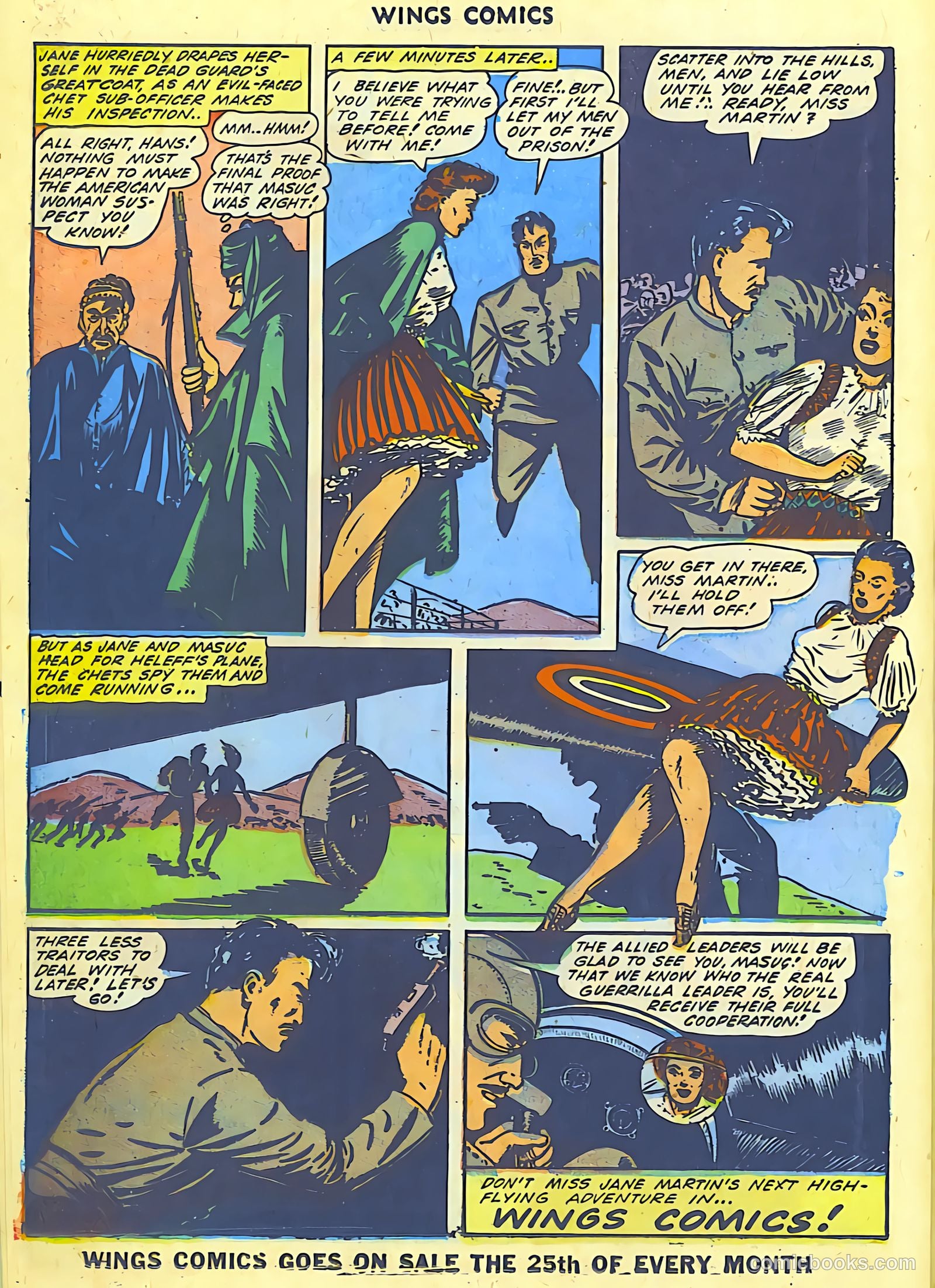 Wings Comics #43 (1944) — page 40 of 60