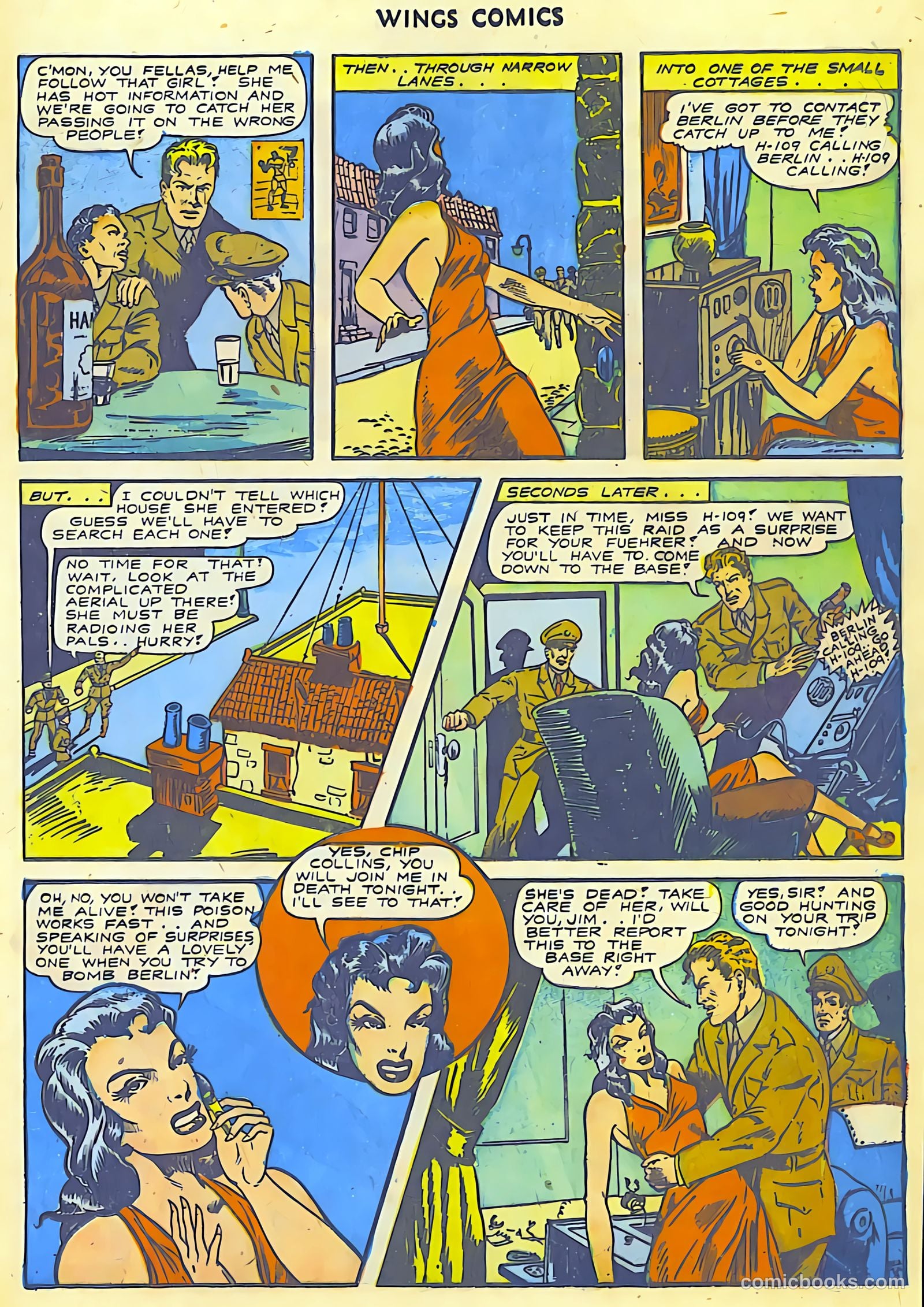 Wings Comics #43 (1944) — page 45 of 60