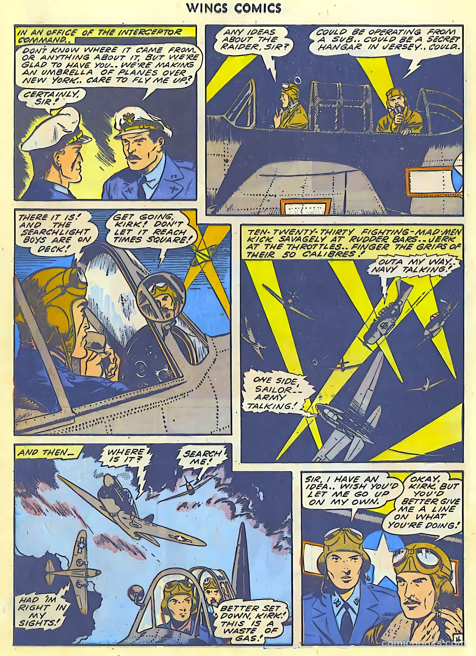 Wings Comics #43 (1944) — page 54 of 60